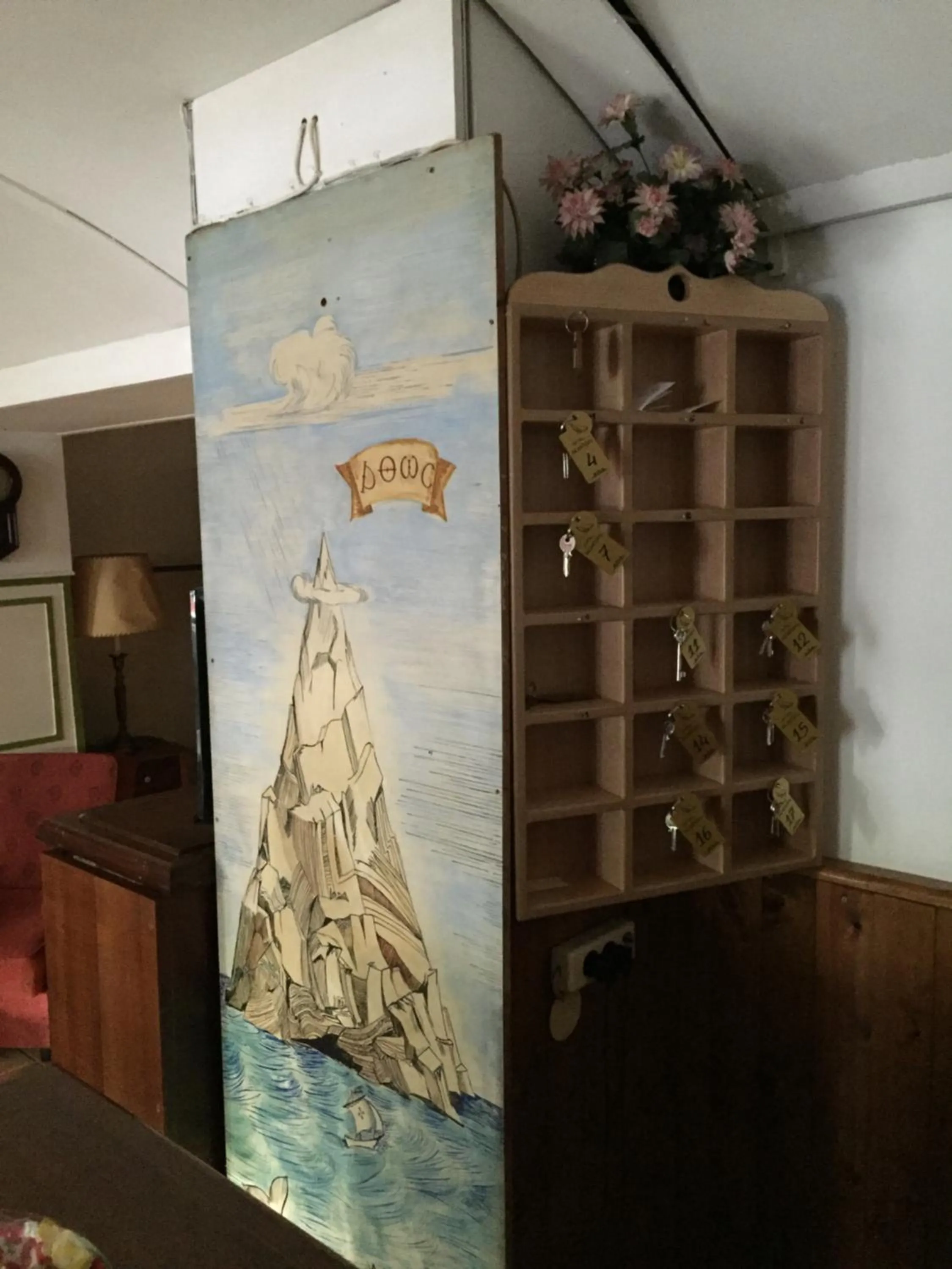 Decorative detail in Akanthos Hotel