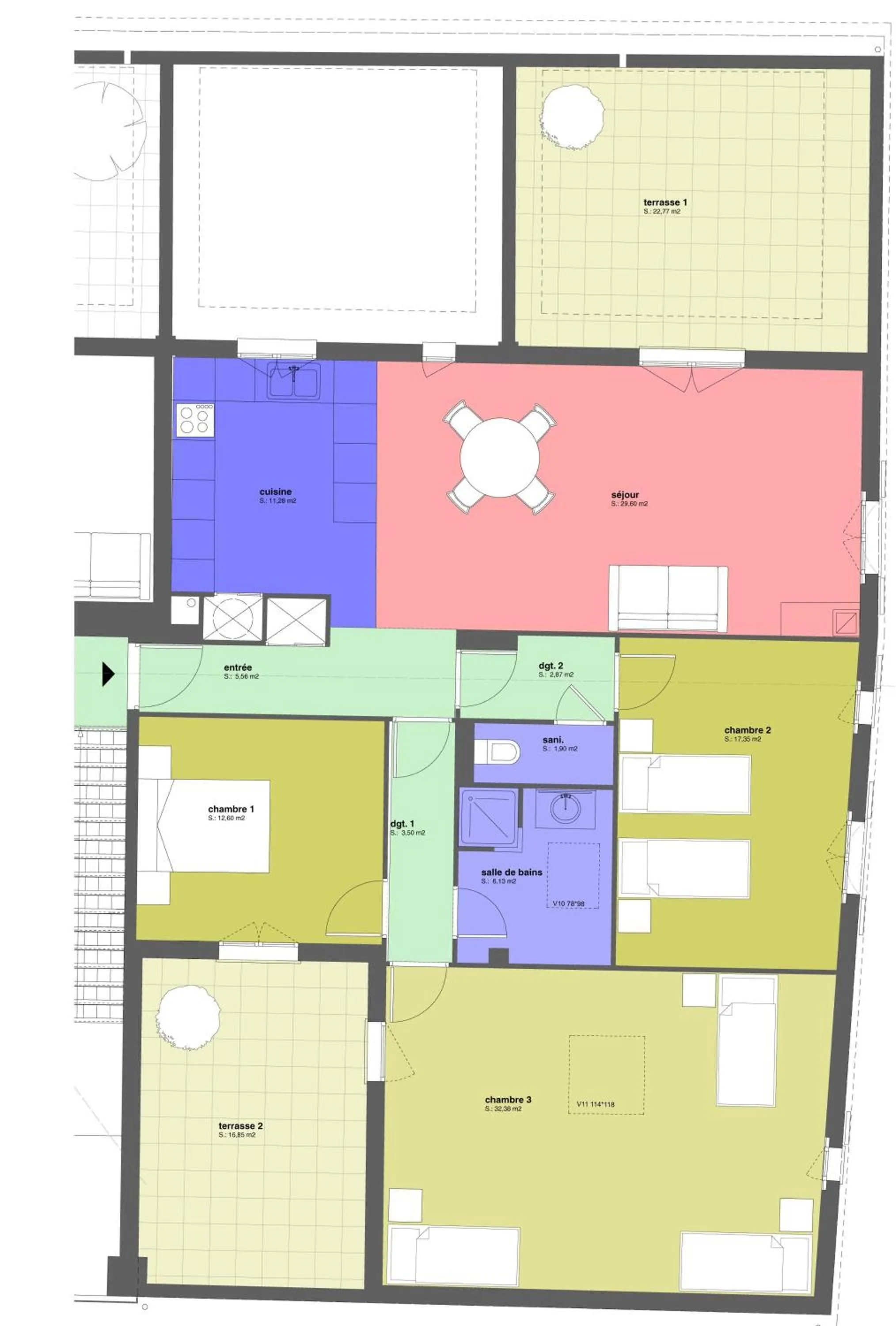 Floor plan in Le Relais Du Grand Logis
