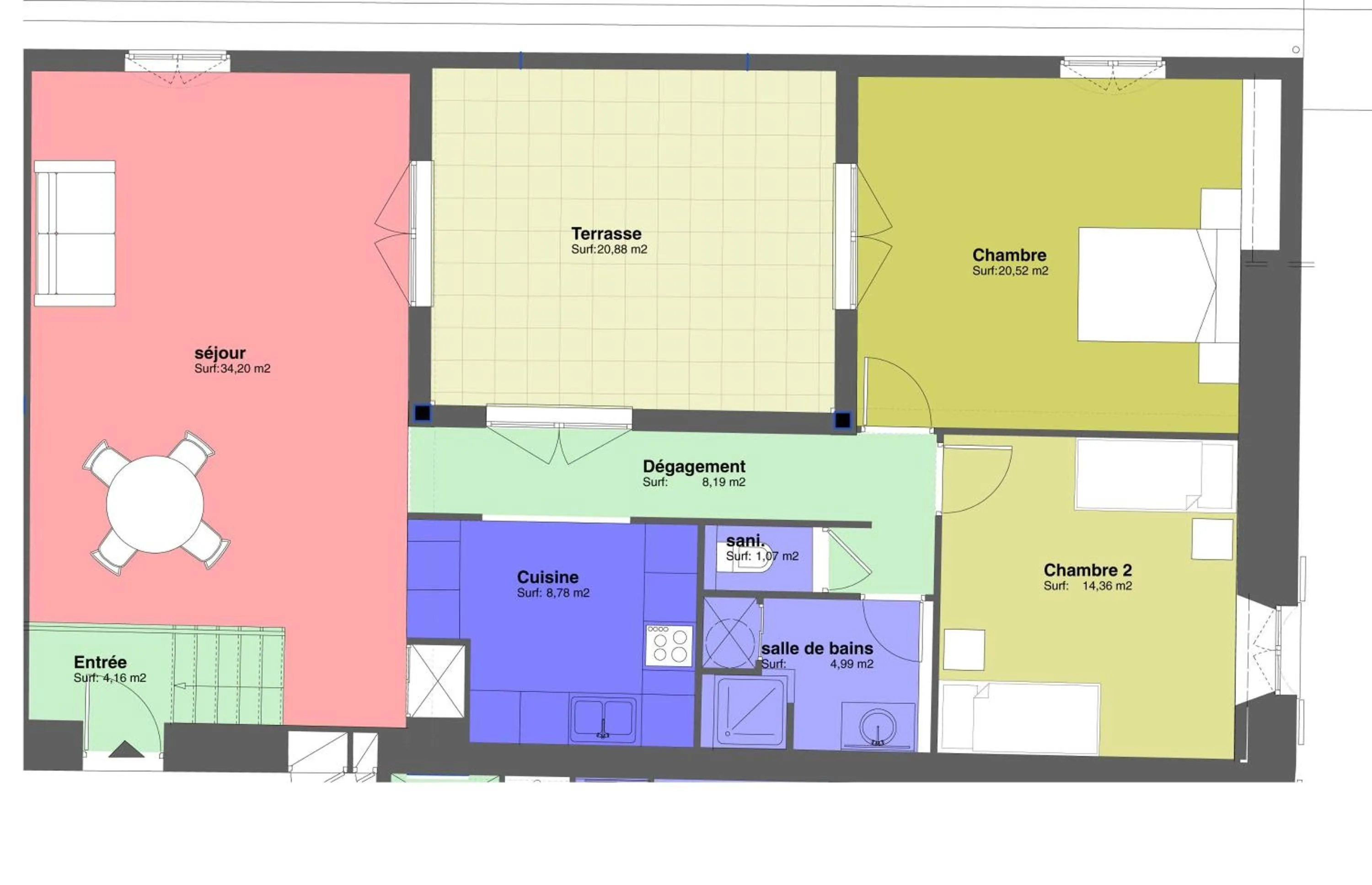 Floor plan in Le Relais Du Grand Logis