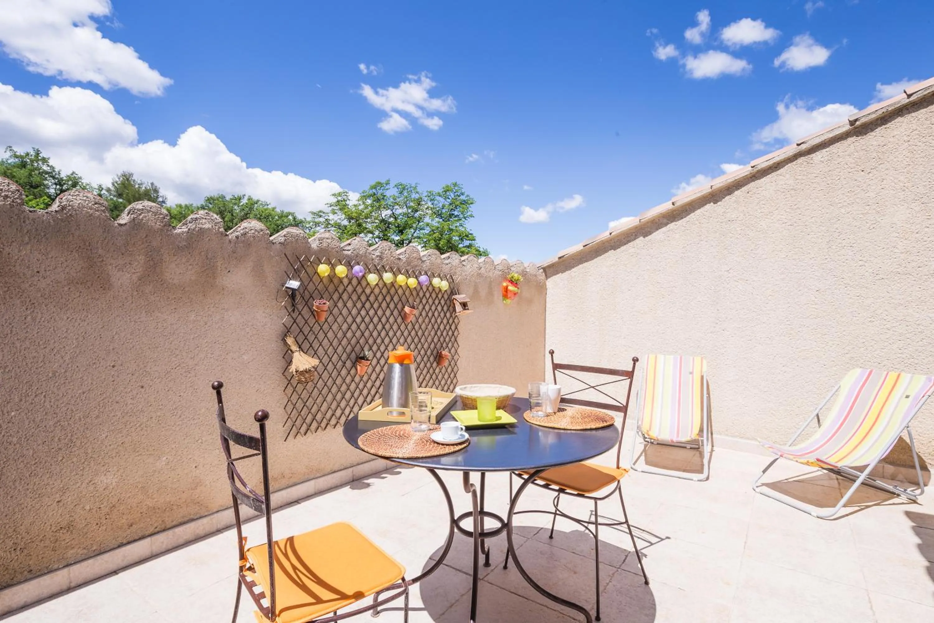 Patio in Le Relais Du Grand Logis