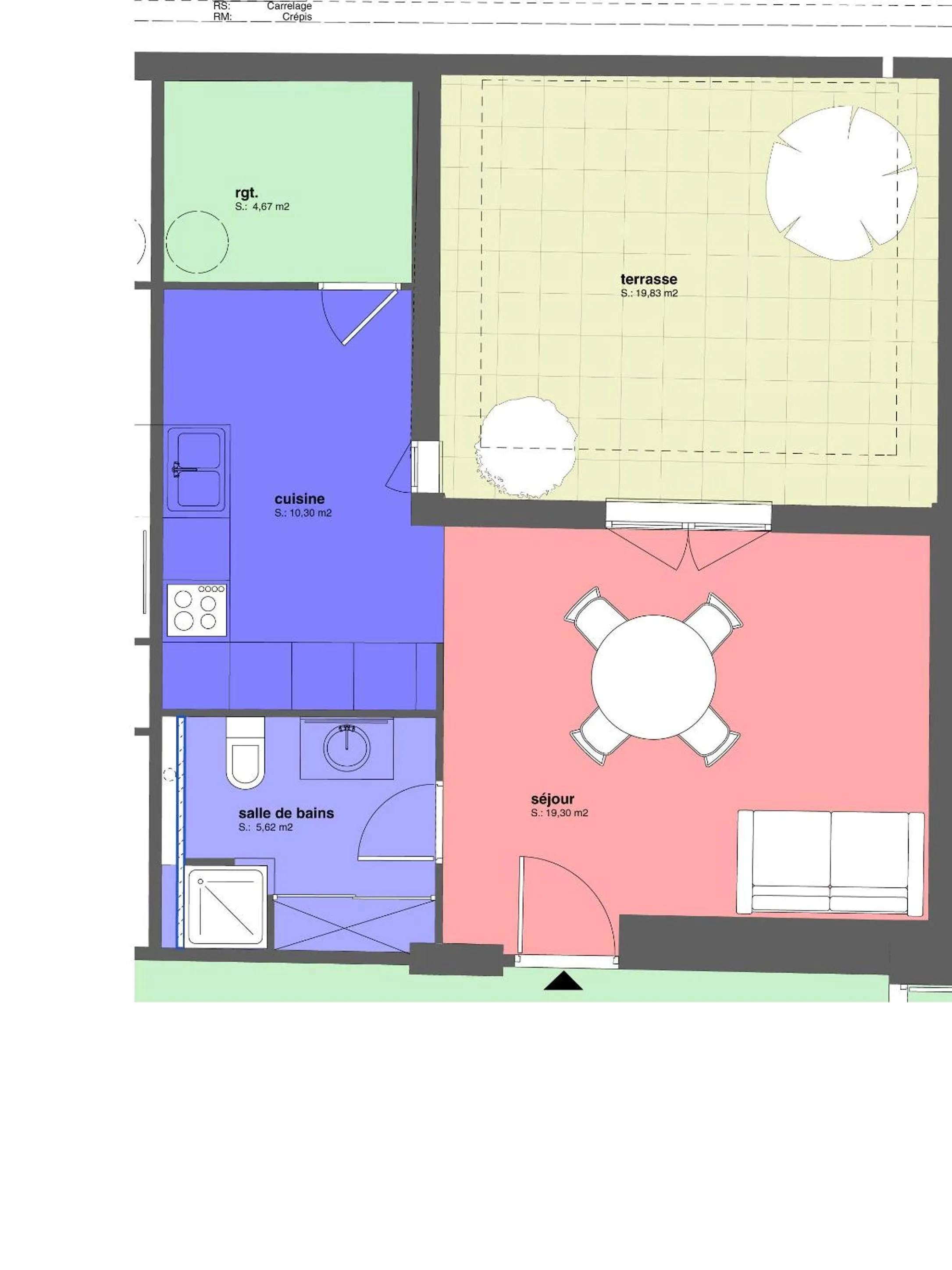 Floor plan in Le Relais Du Grand Logis