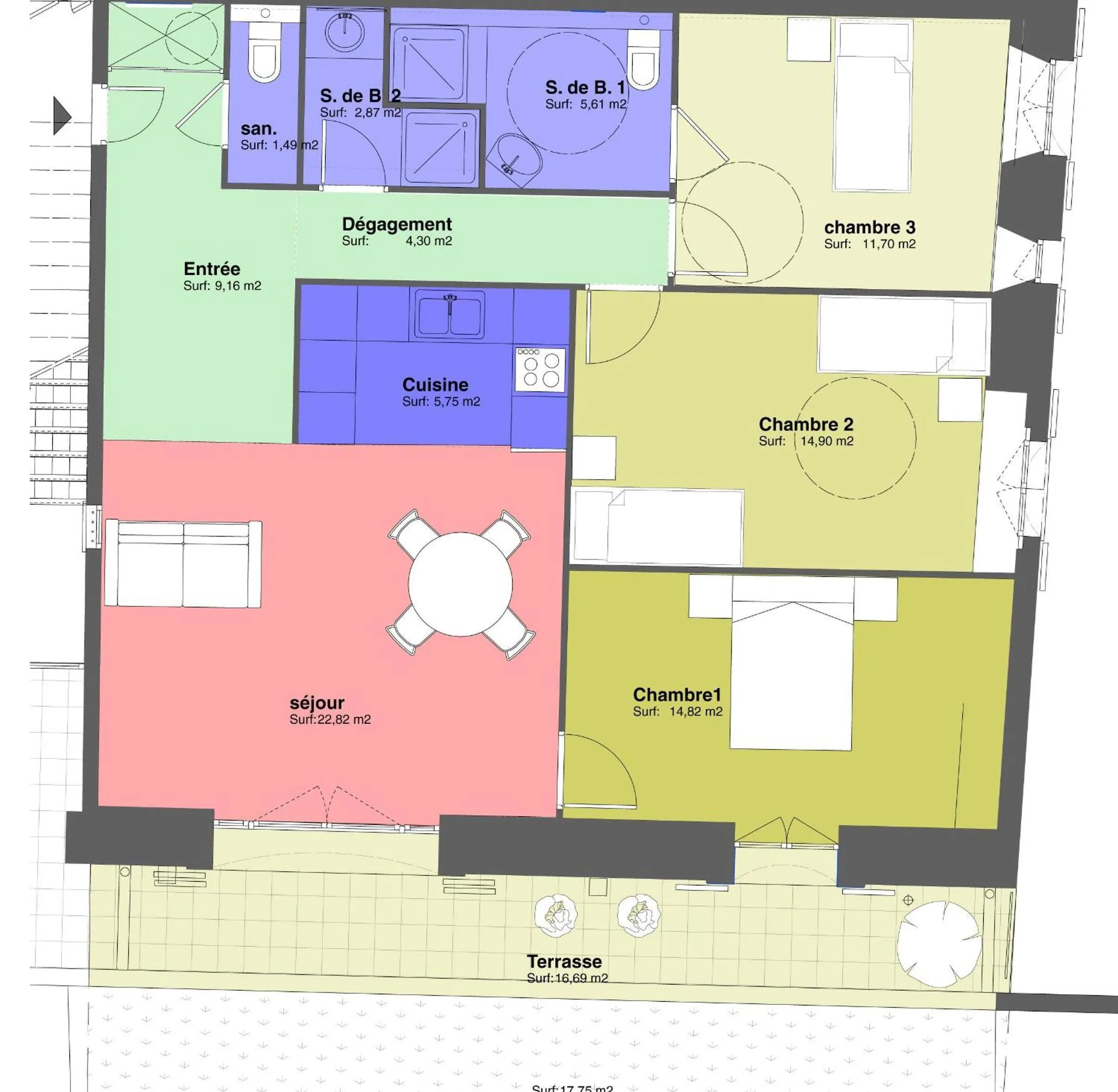 Floor plan in Le Relais Du Grand Logis