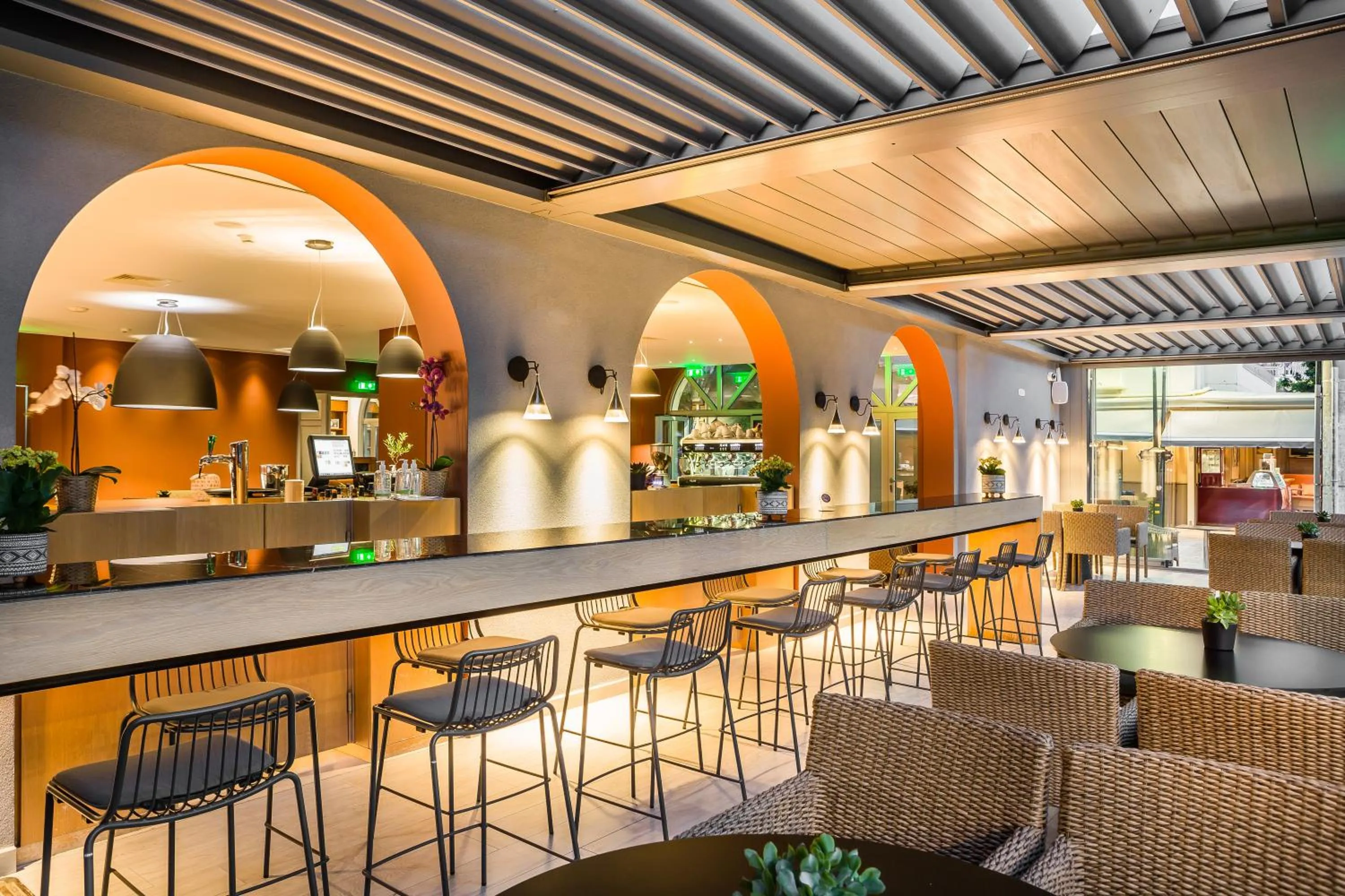 Lounge or bar in Aenos Hotel