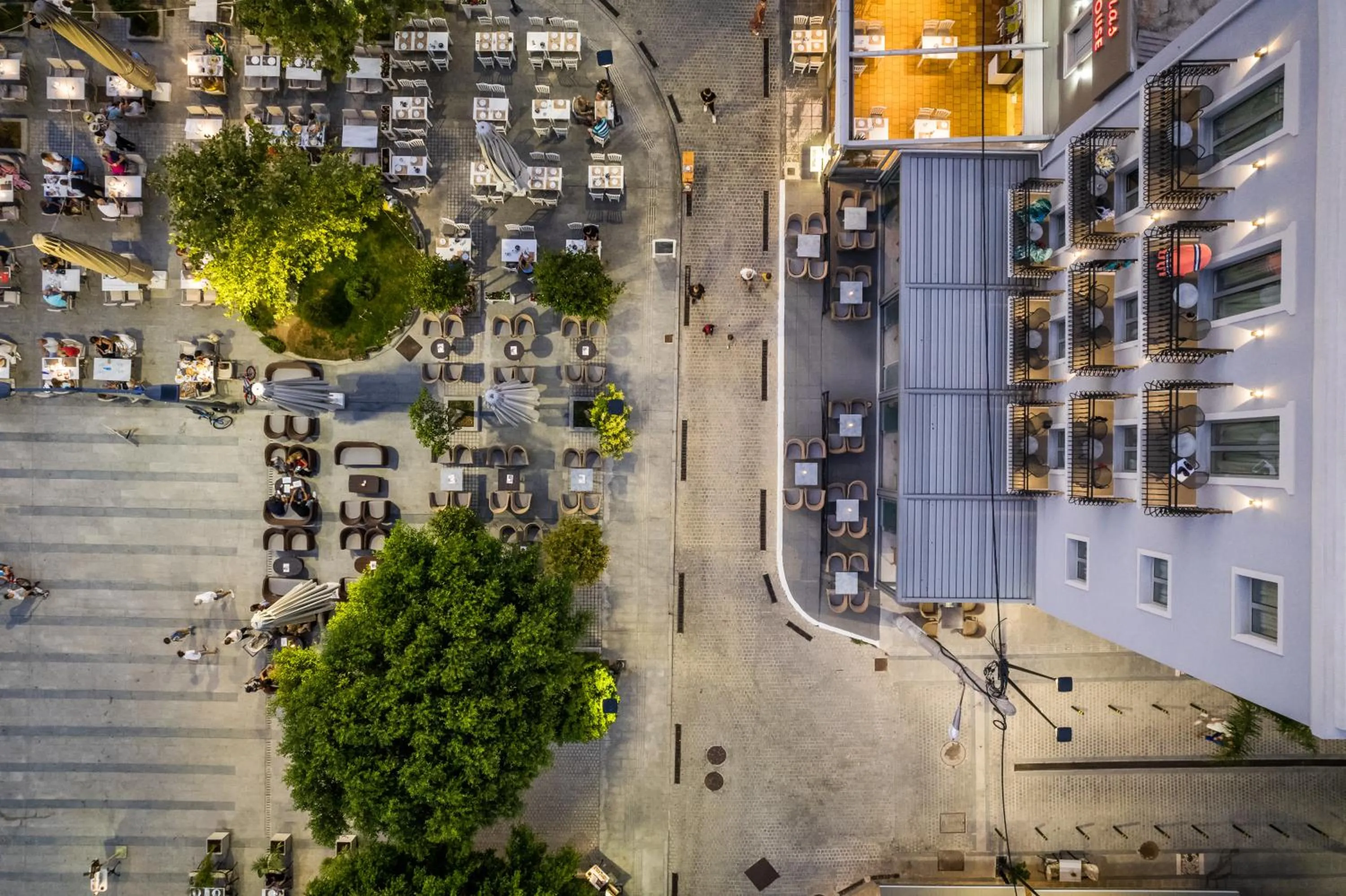 Bird's eye view in Aenos Hotel
