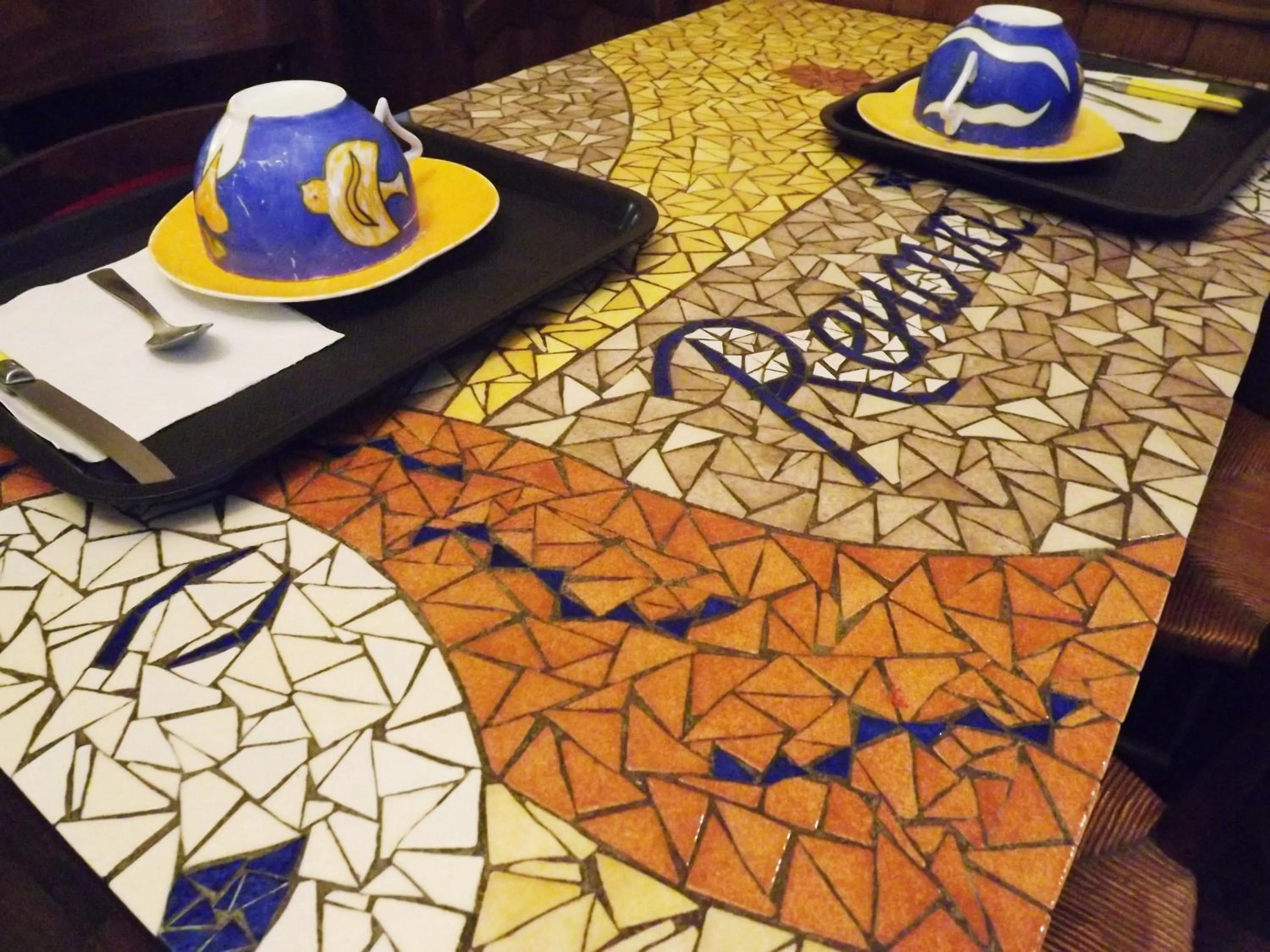 Decorative detail in Hôtel Renova