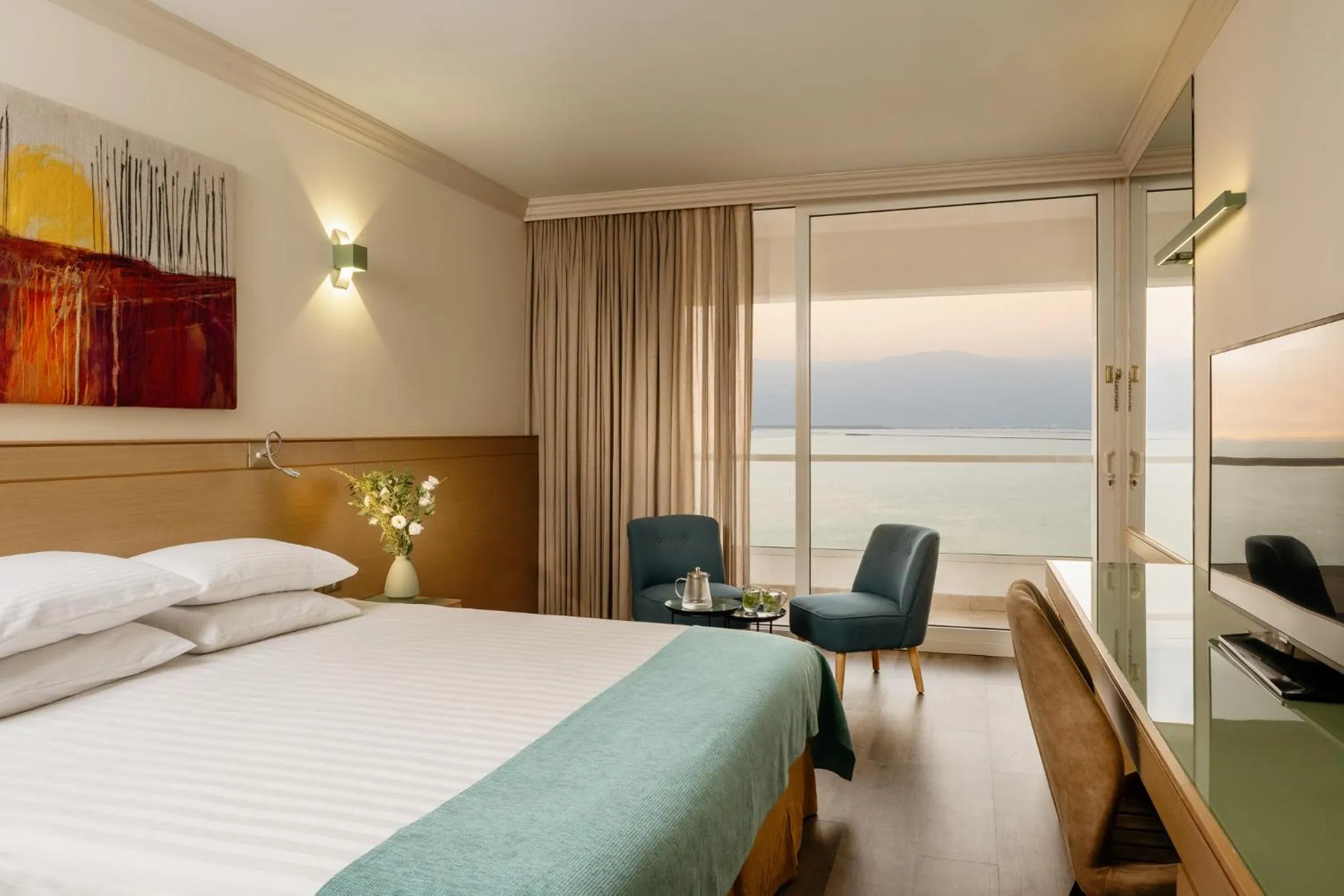 Bedroom, Bed in Vert Dead Sea by AFI Hotels