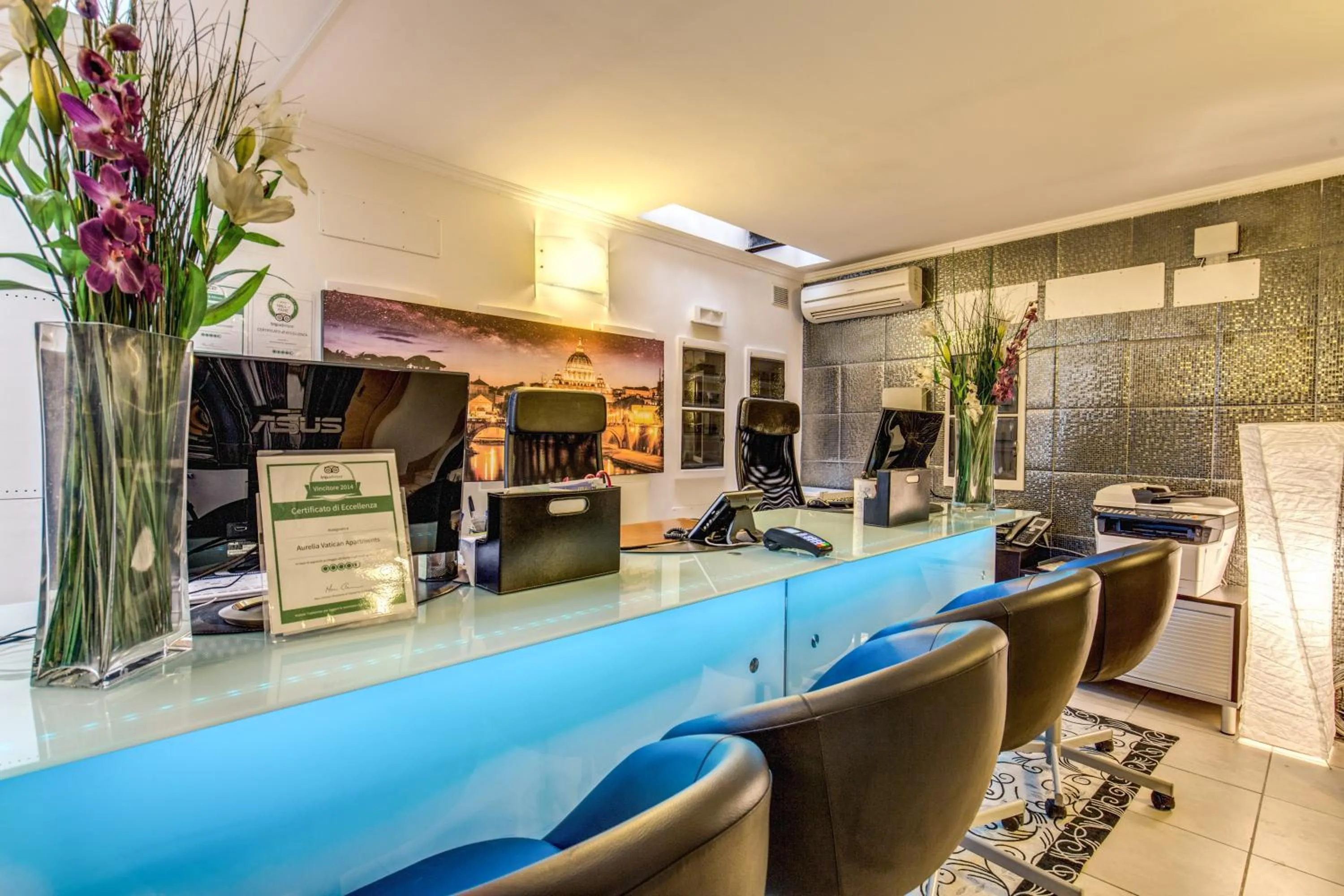 Lobby or reception in Aurelia Vatican Apartments