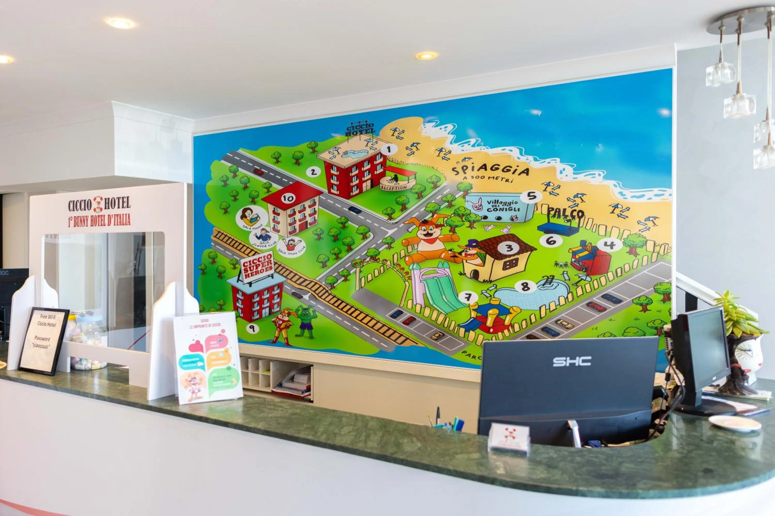 Lobby or reception in Ciccio Hotel