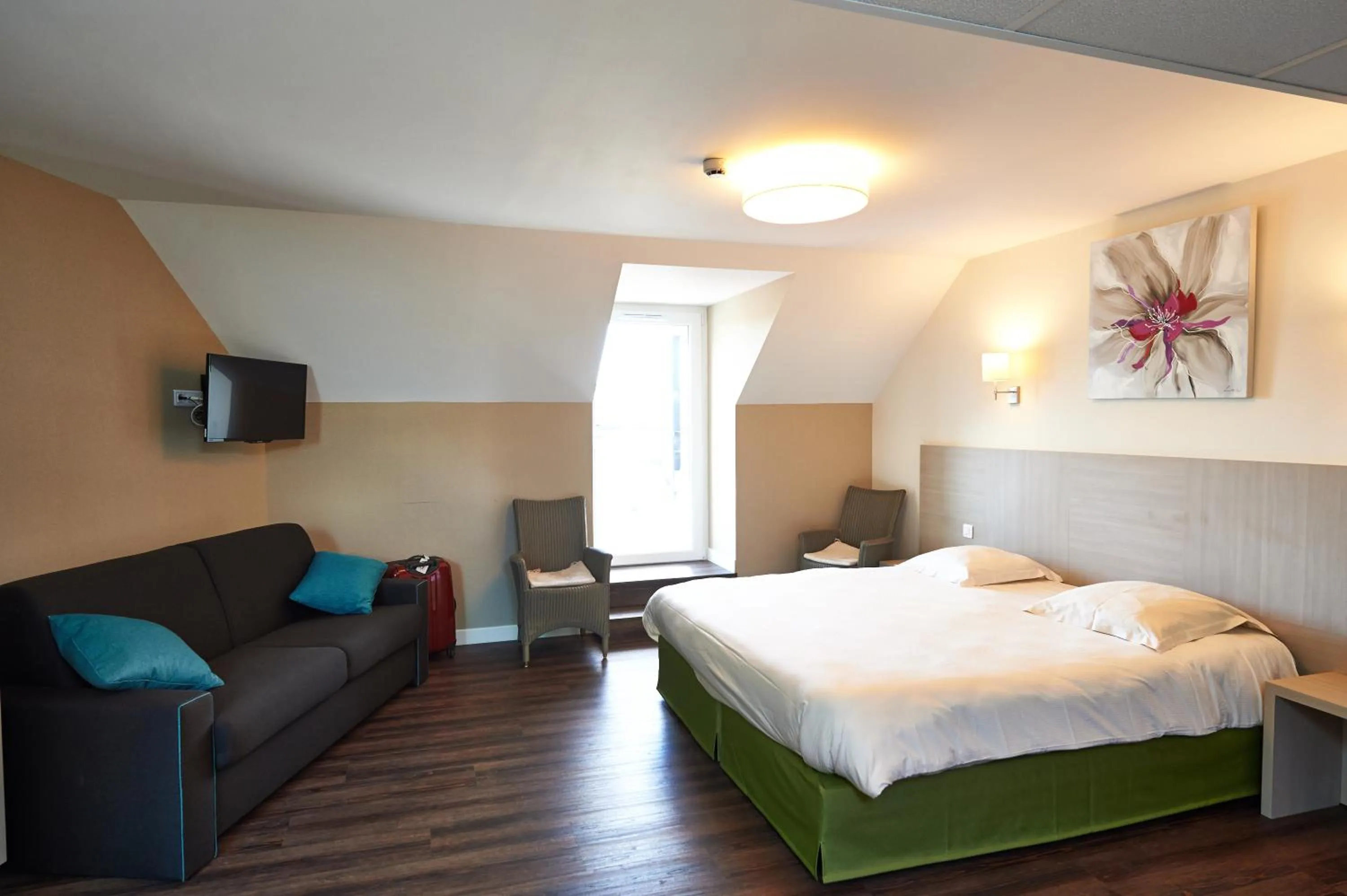 Bedroom, Bed in Park Hôtel & Appartements