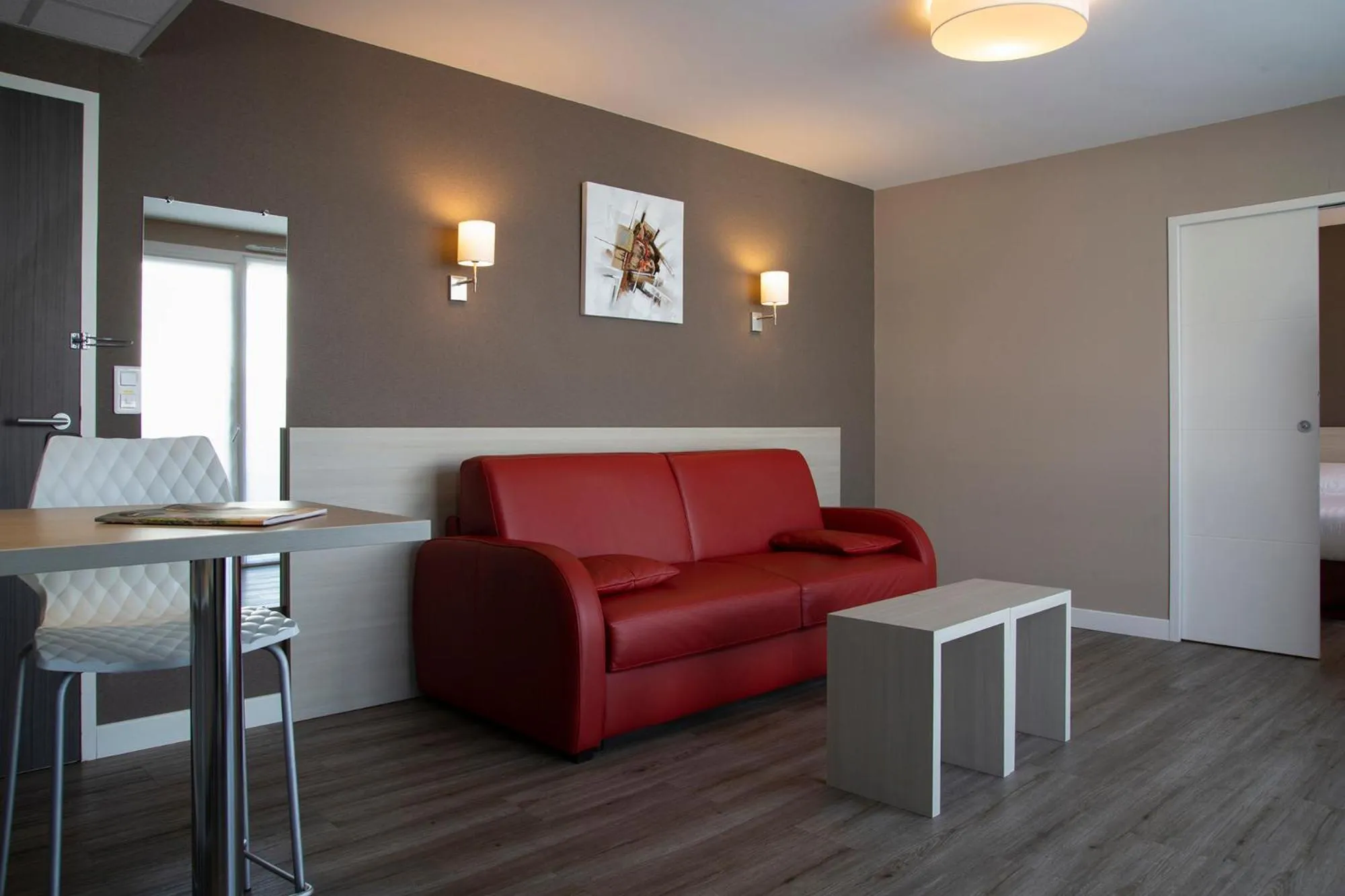 Seating area in Park Hôtel & Appartements