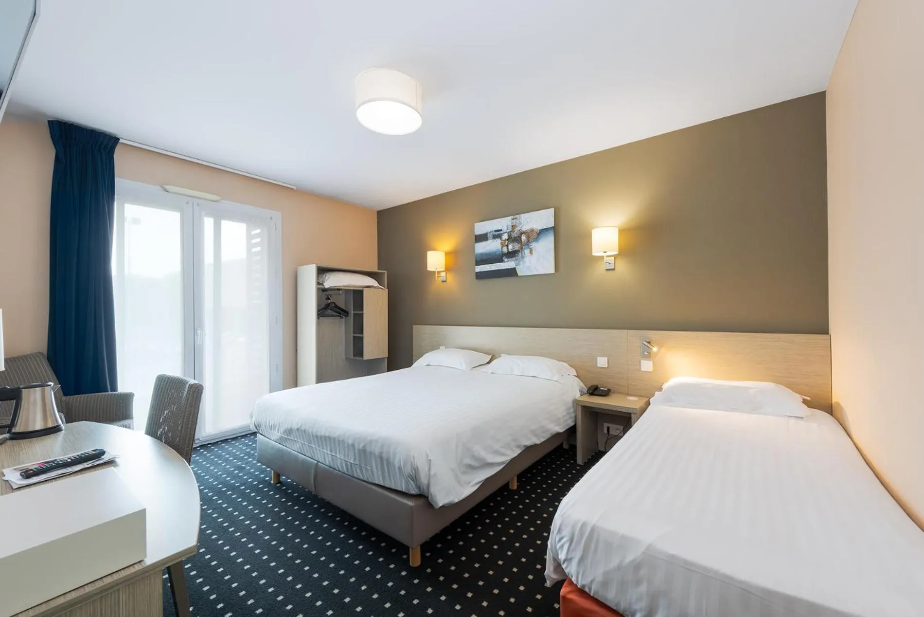 Bedroom, Bed in Park Hôtel & Appartements