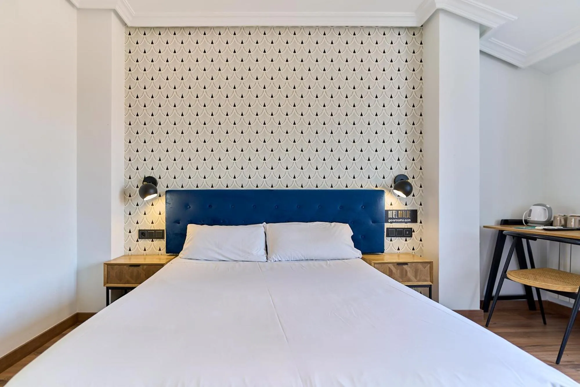 Bed in Hotel Matilde by gaiarooms