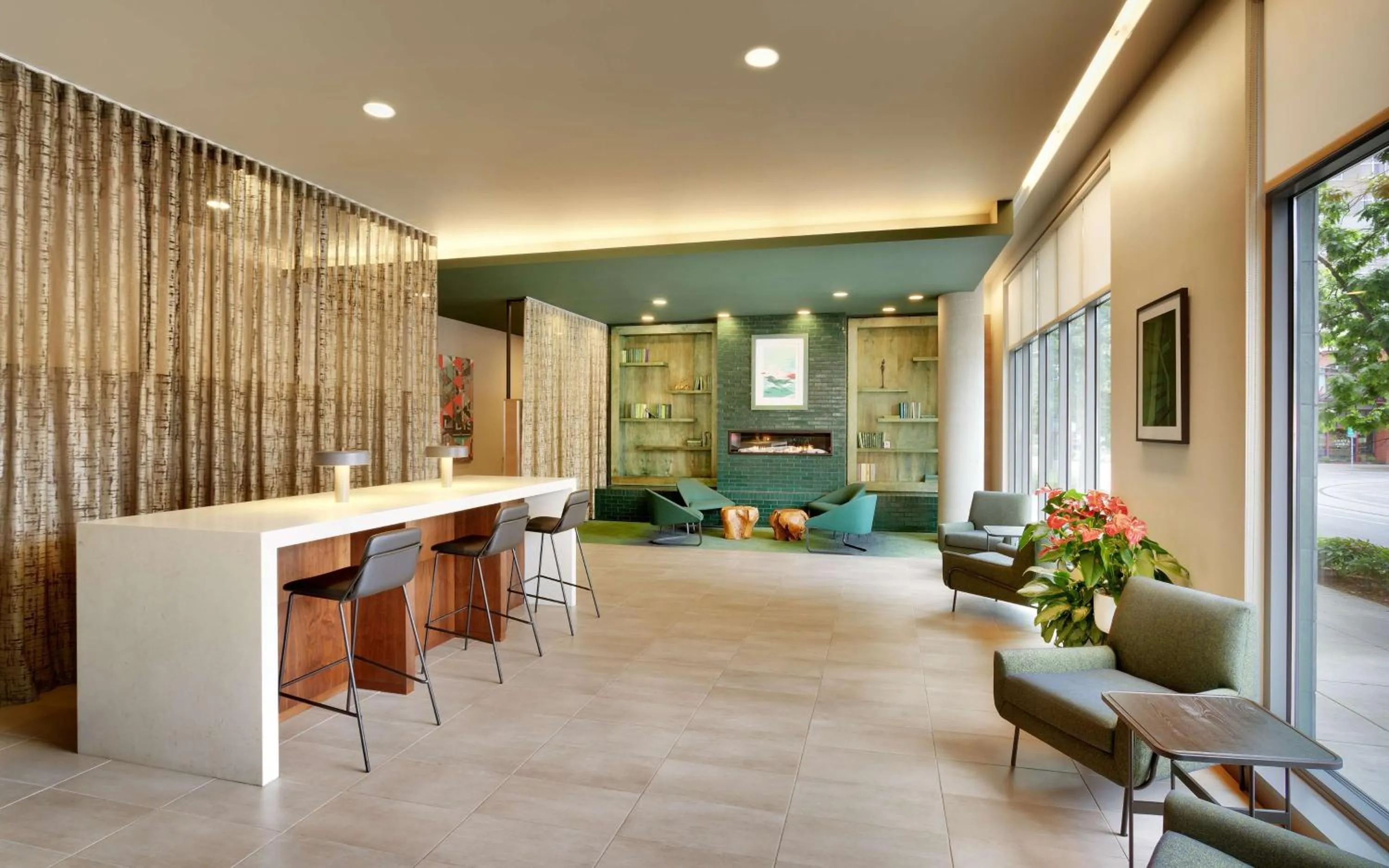 Lobby or reception in Hyatt House Portland / Downtown