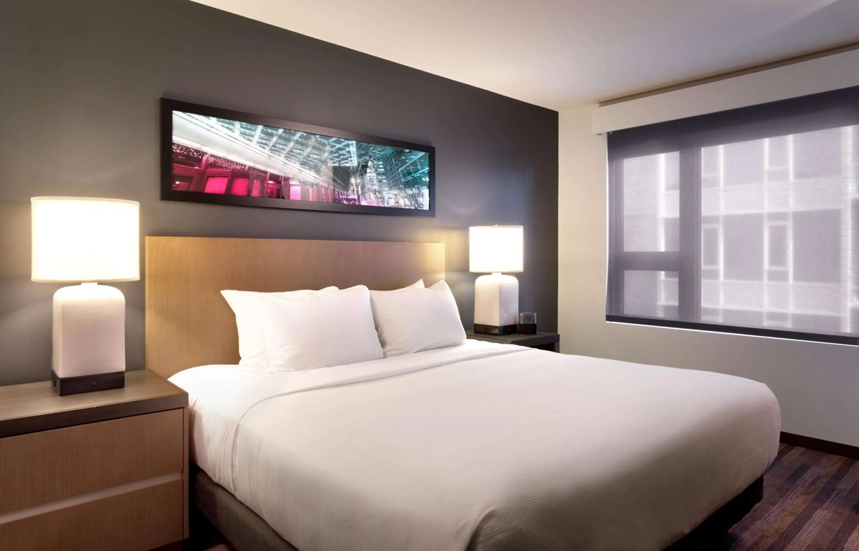 Photo of the whole room, Bed in Hyatt House Portland / Downtown