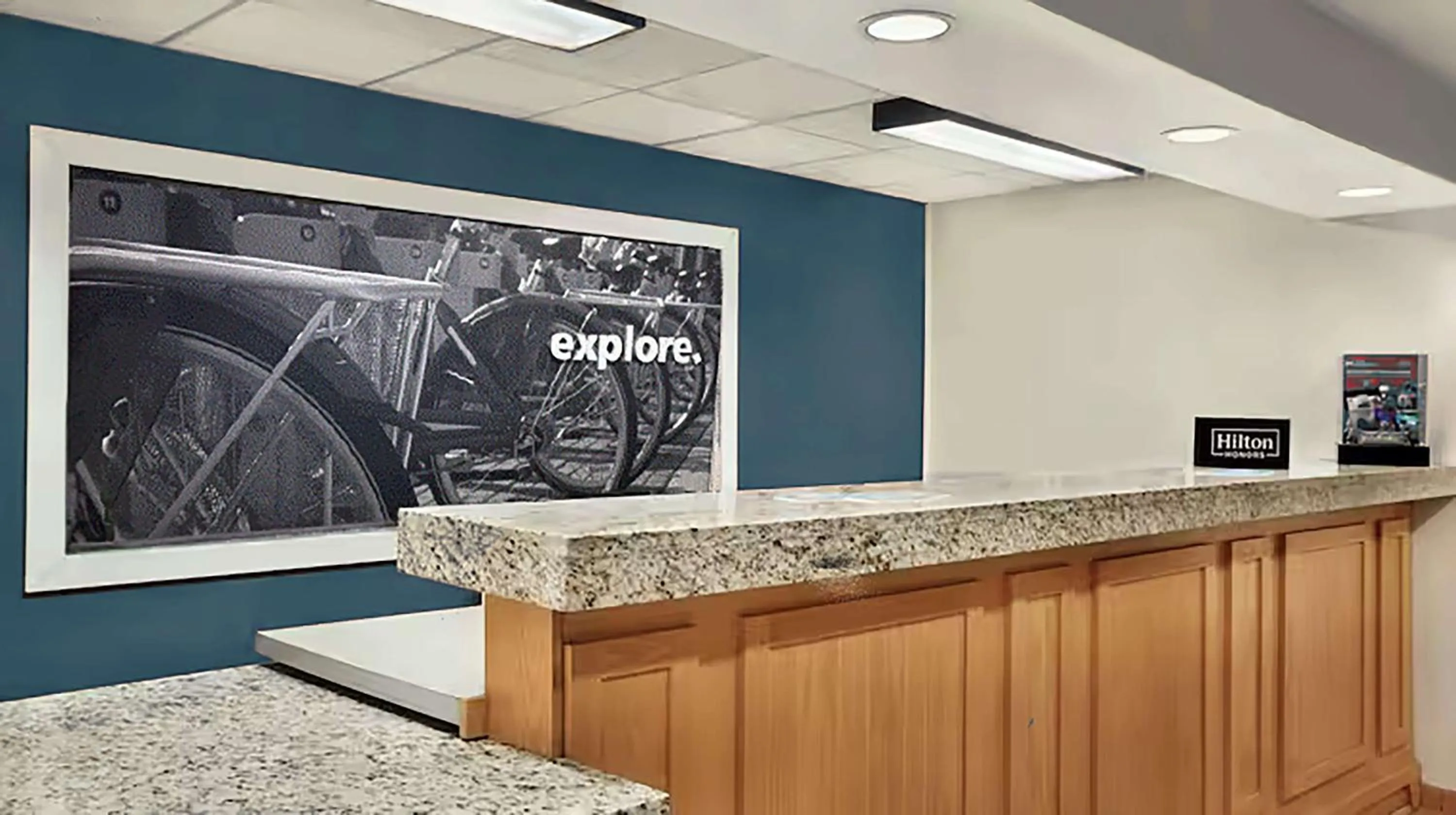 Lobby or reception in Hampton Inn Lubbock