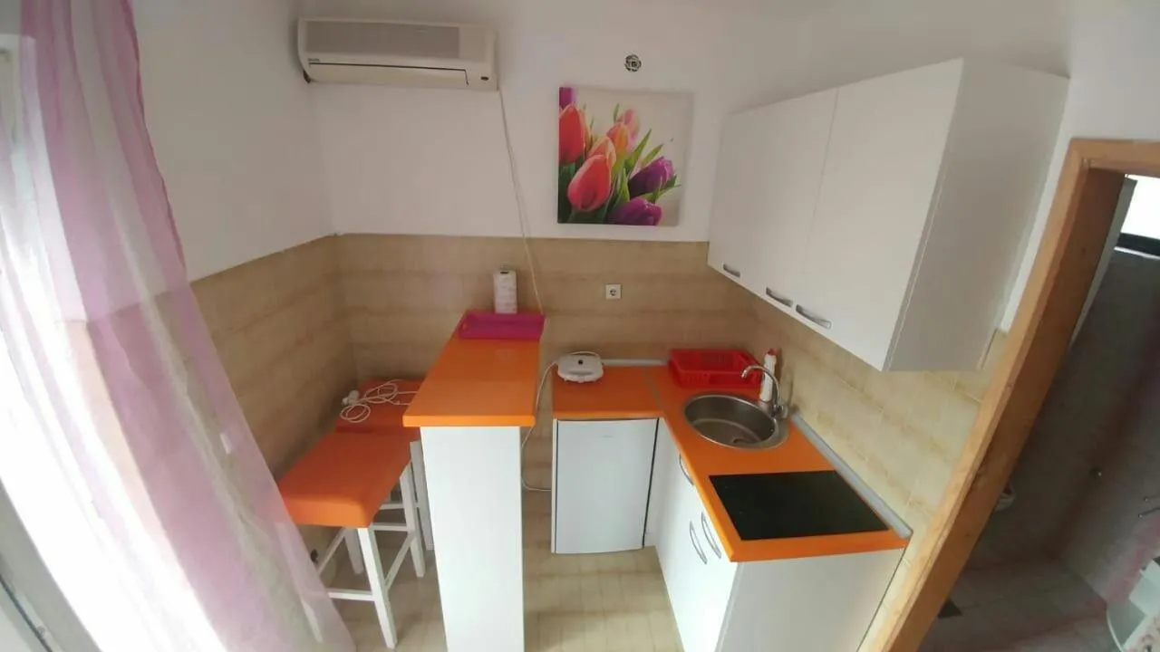 Kitchen or kitchenette in Apartman Bećir