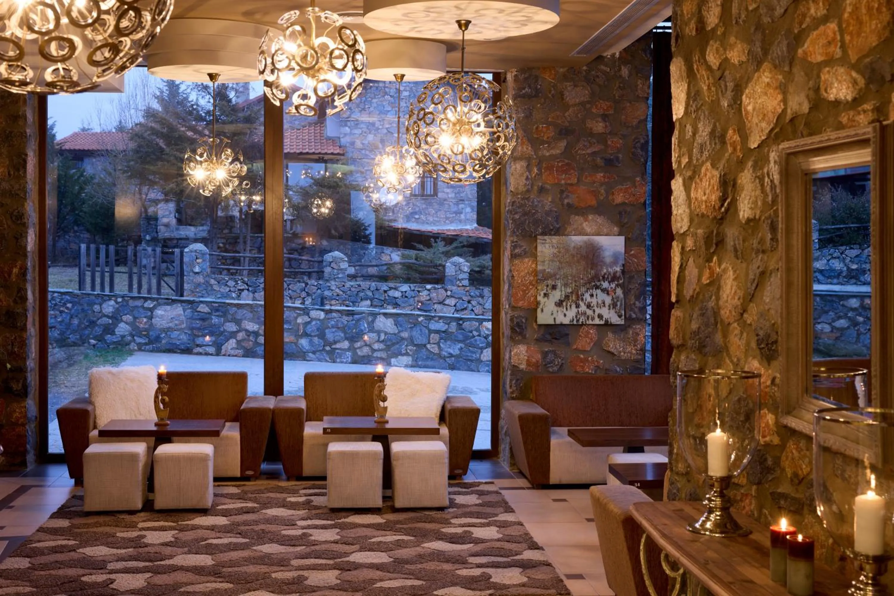 Living room in Domotel Neve Mountain Resort