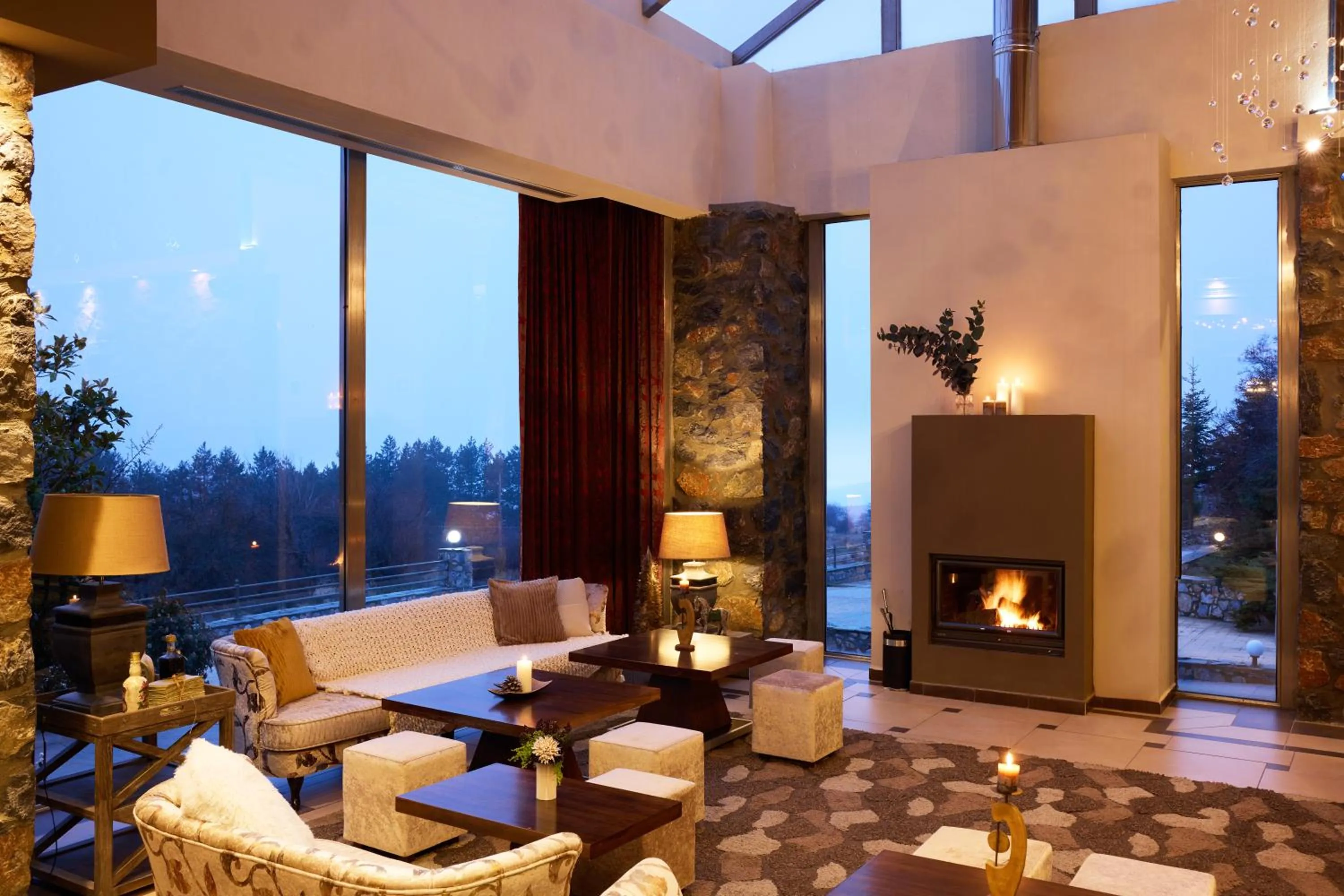 Living room in Domotel Neve Mountain Resort