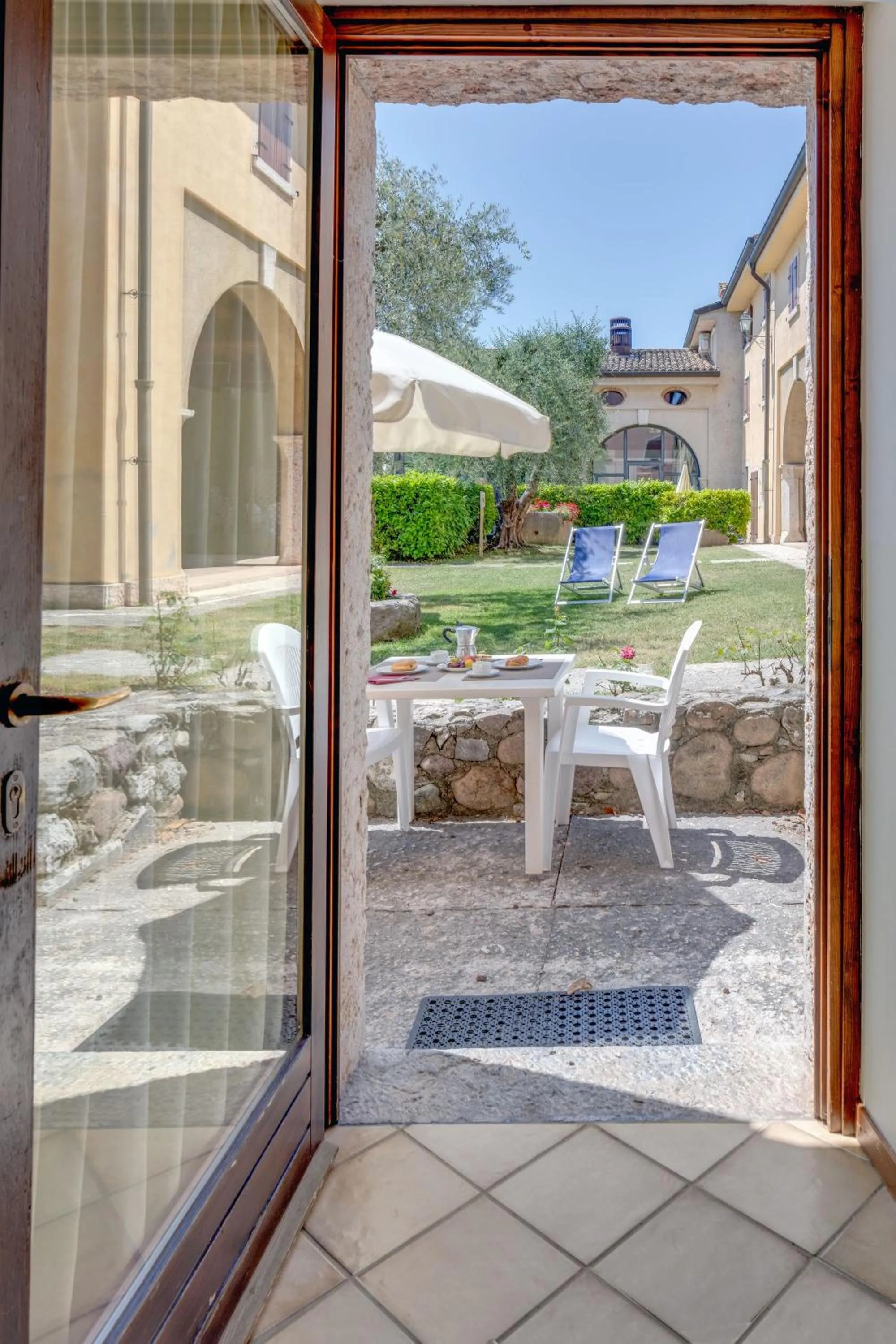 Garden view in Residence La Filanda