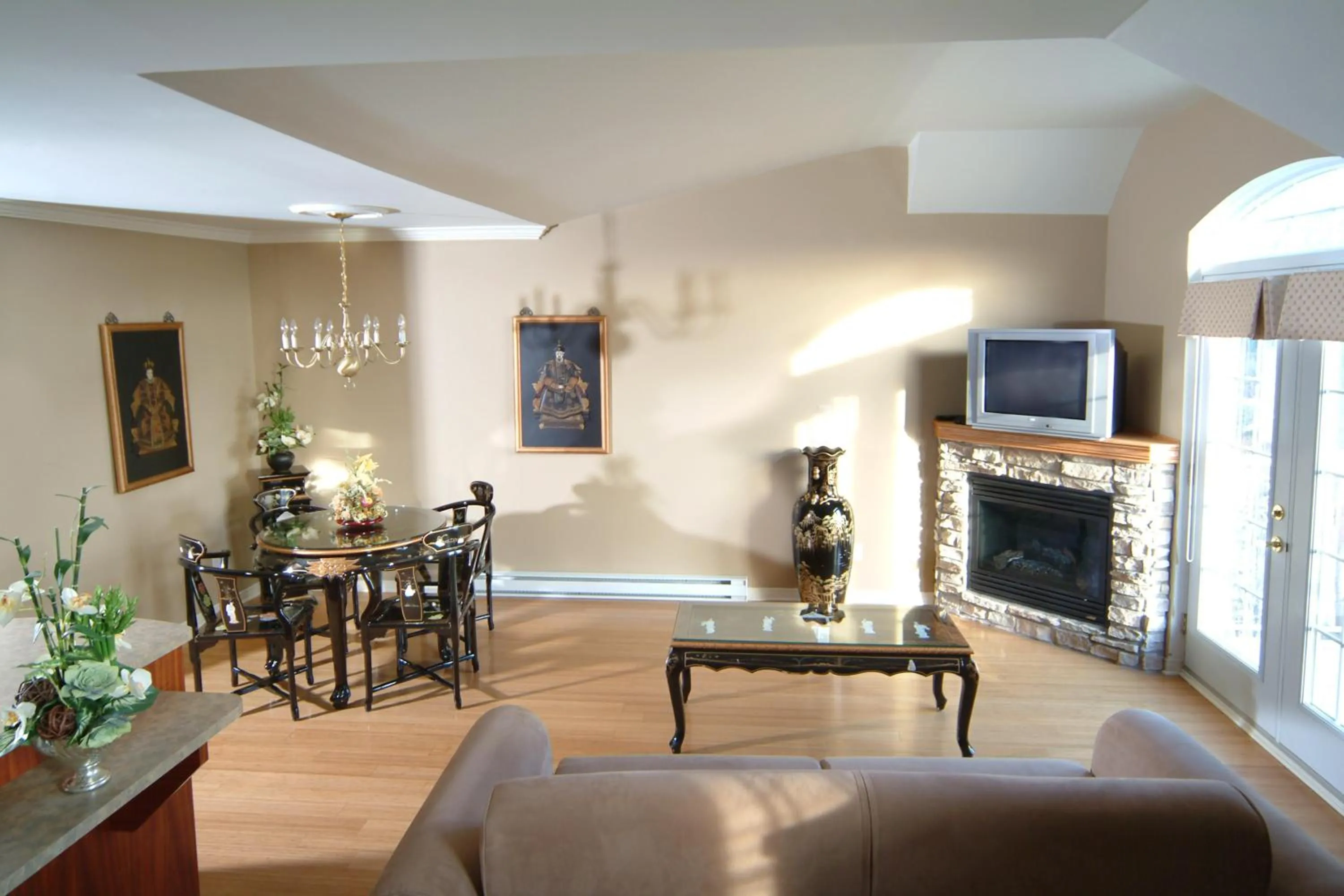 Living room in Hotel St-Sauveur