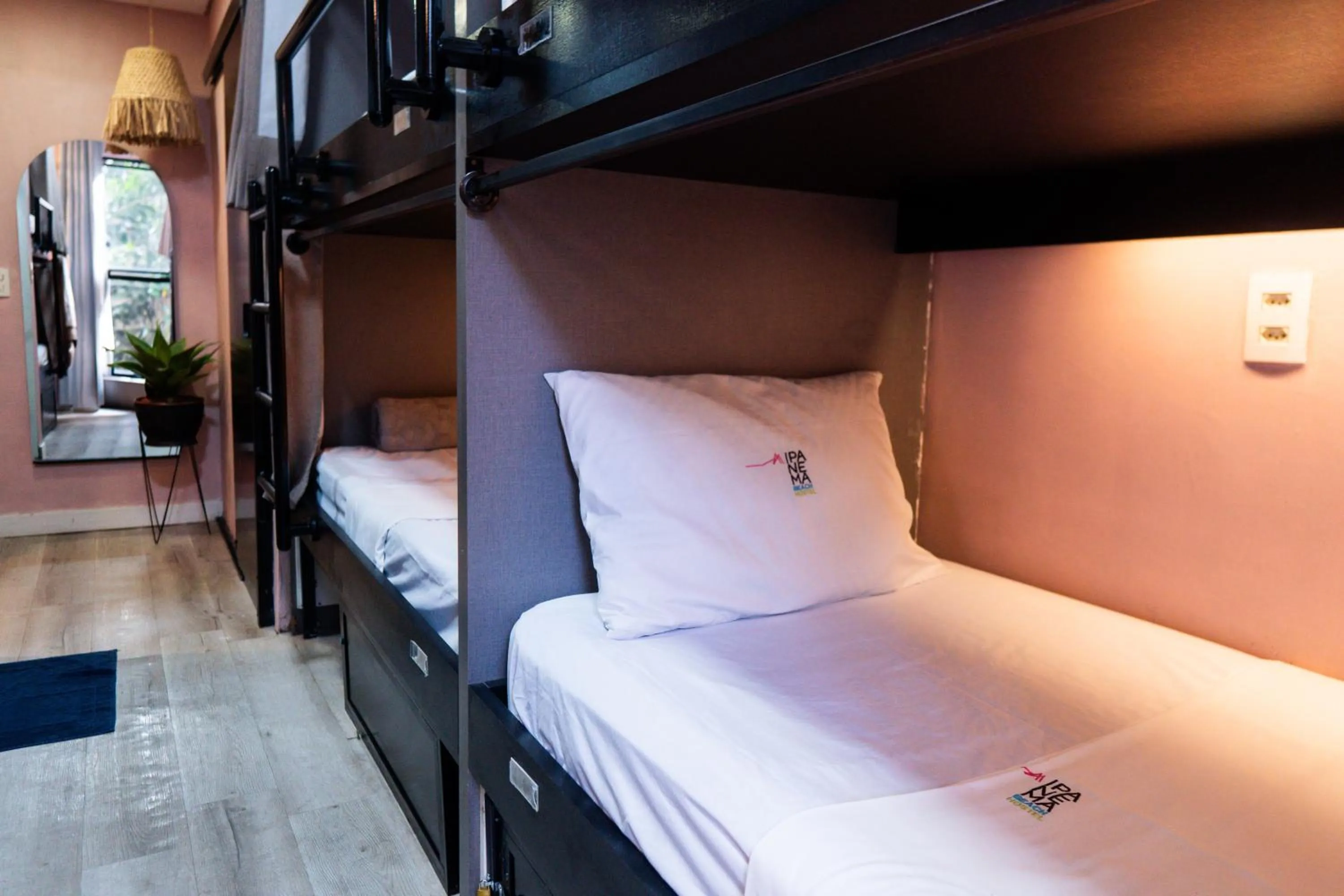 Bed in Ipanema Beach Hostel