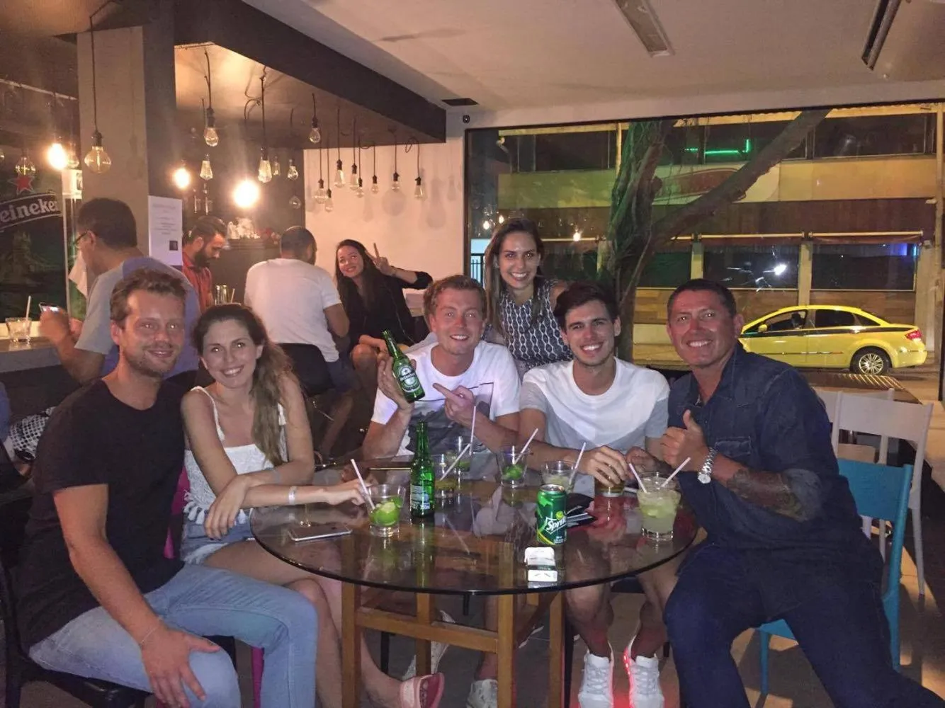 Evening entertainment in Ipanema Beach Hostel