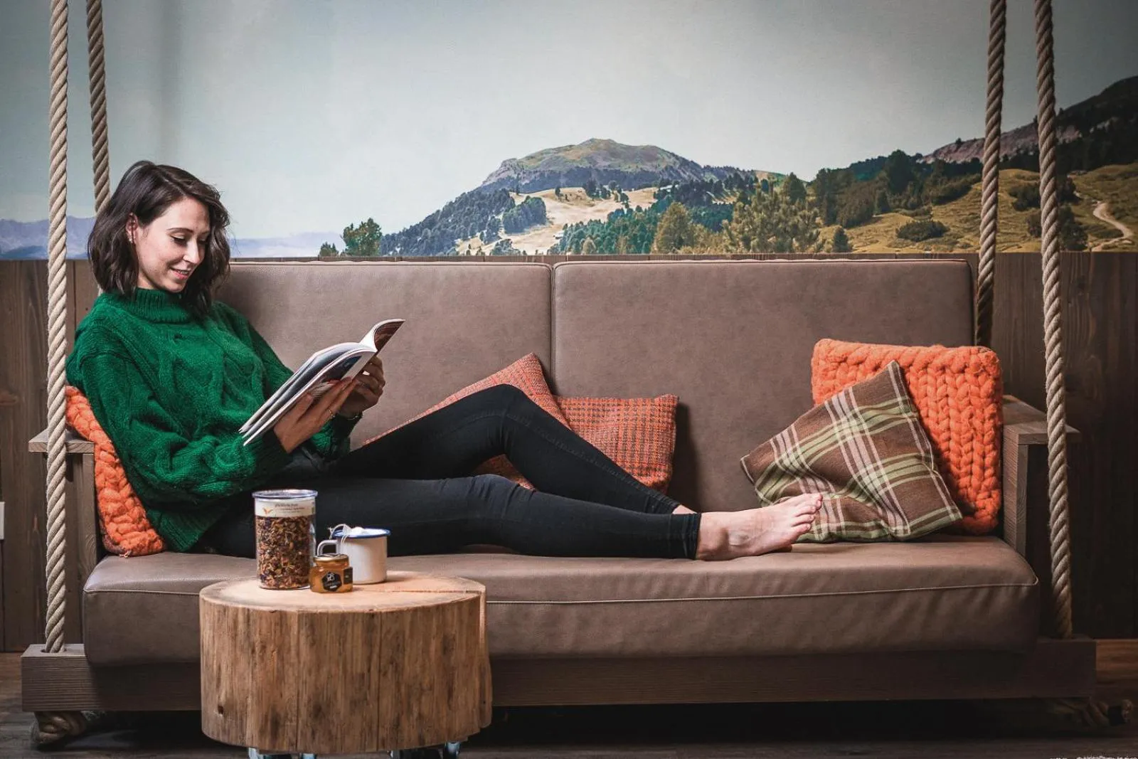 Seating area in Cocoon Hauptbahnhof