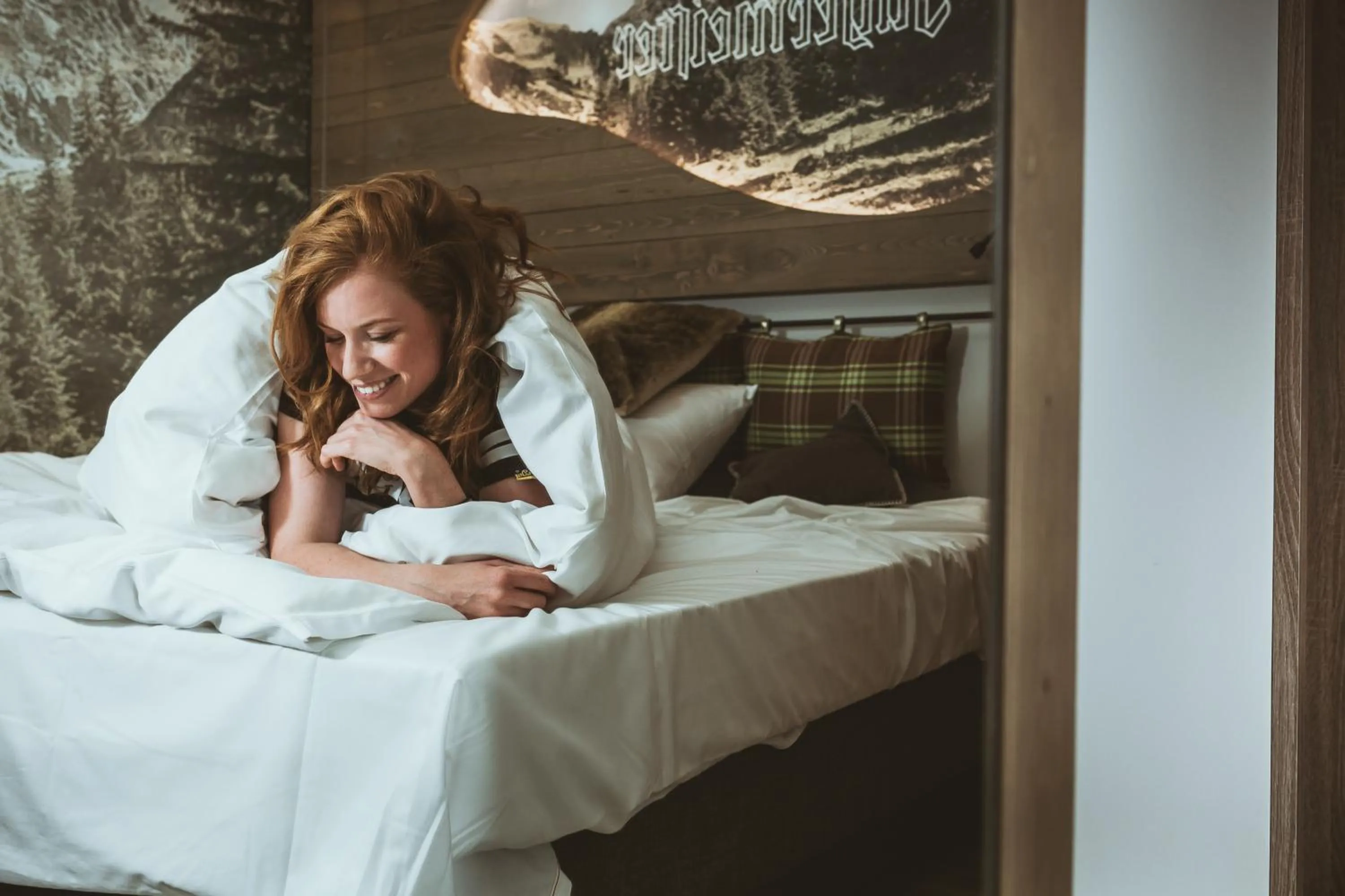 Decorative detail, Bed in Cocoon Hauptbahnhof