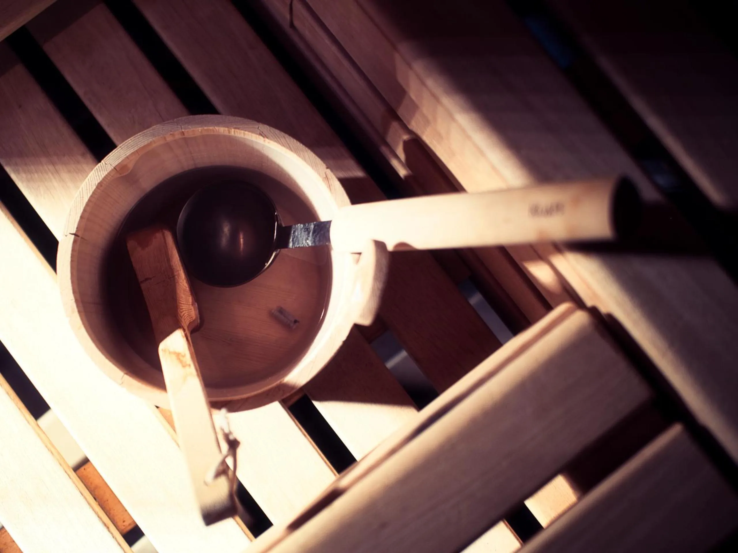 Sauna in Boutique Hotel La Cabane