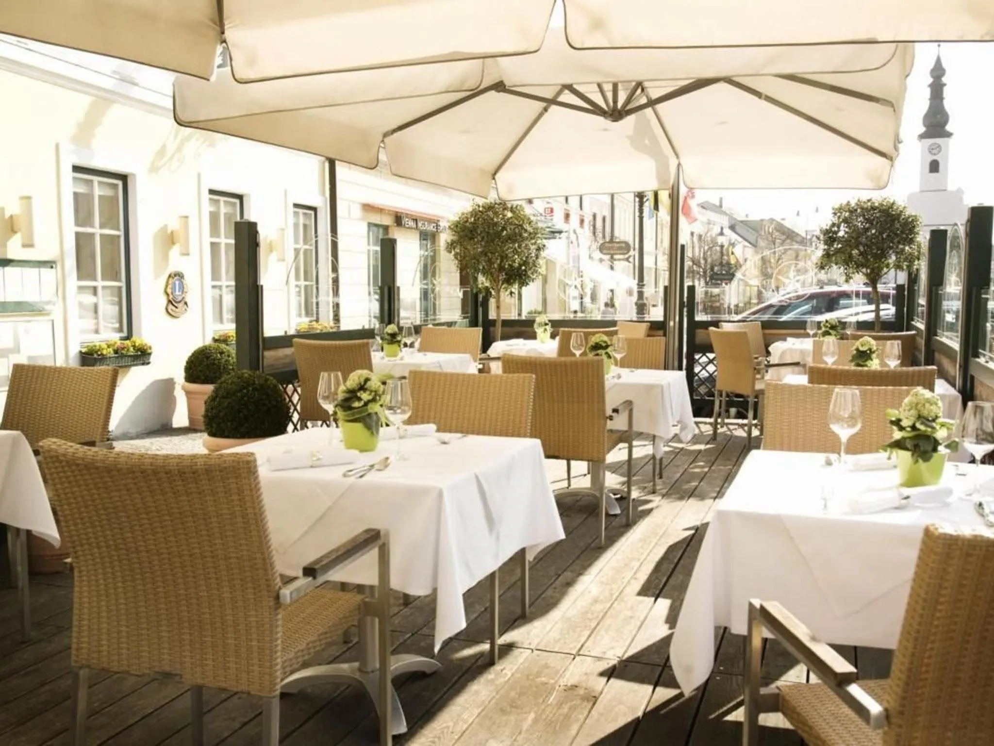 Garden in Hotel & Restaurant Stern