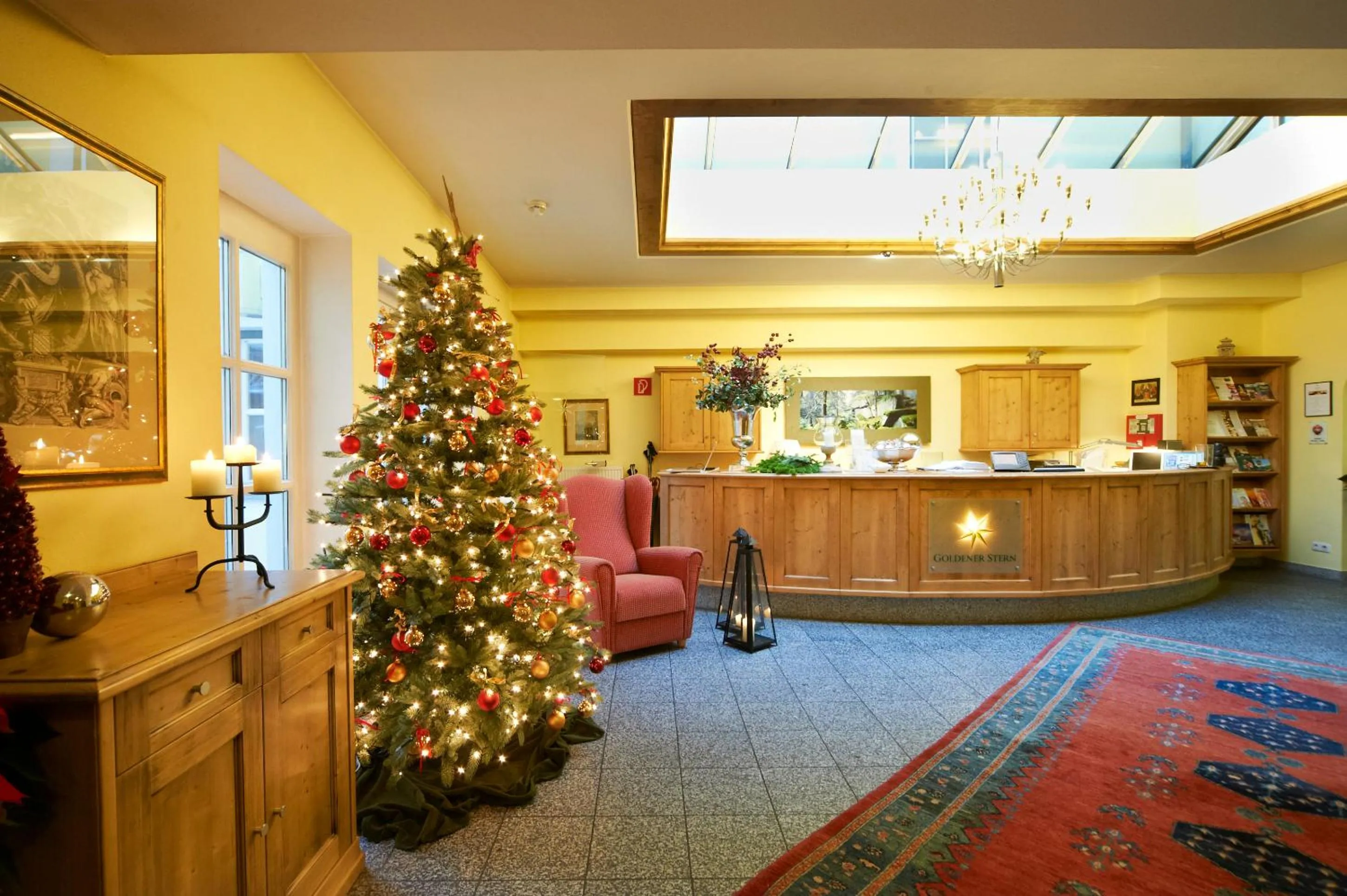 Lobby or reception in Hotel & Restaurant Stern