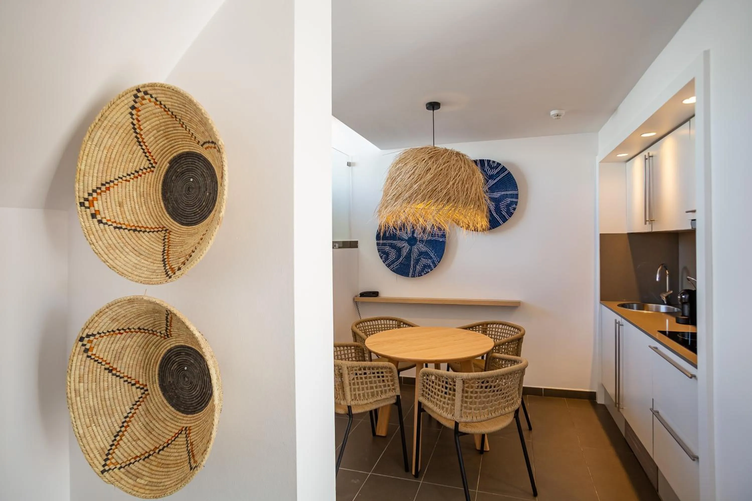 Kitchen or kitchenette in Migjorn Ibiza Suites & Spa