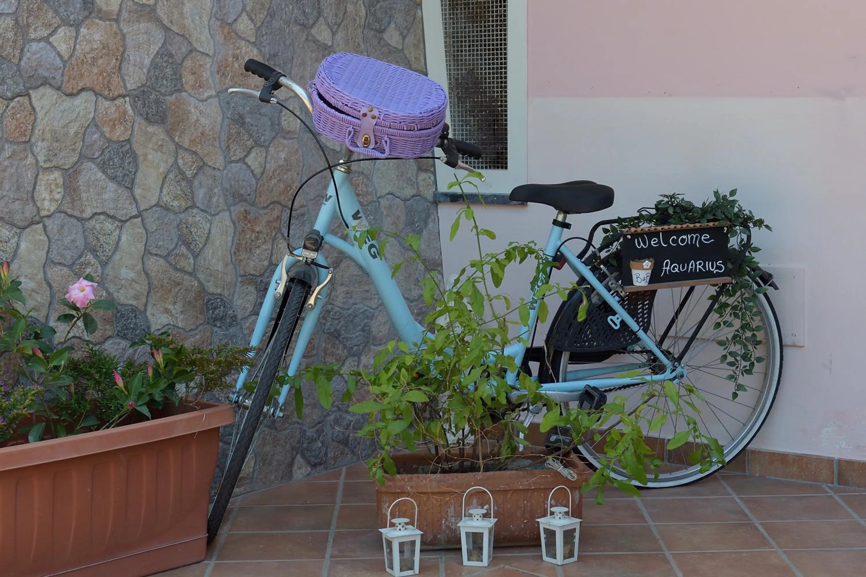 Decorative detail in Aquarius Maiori B&B