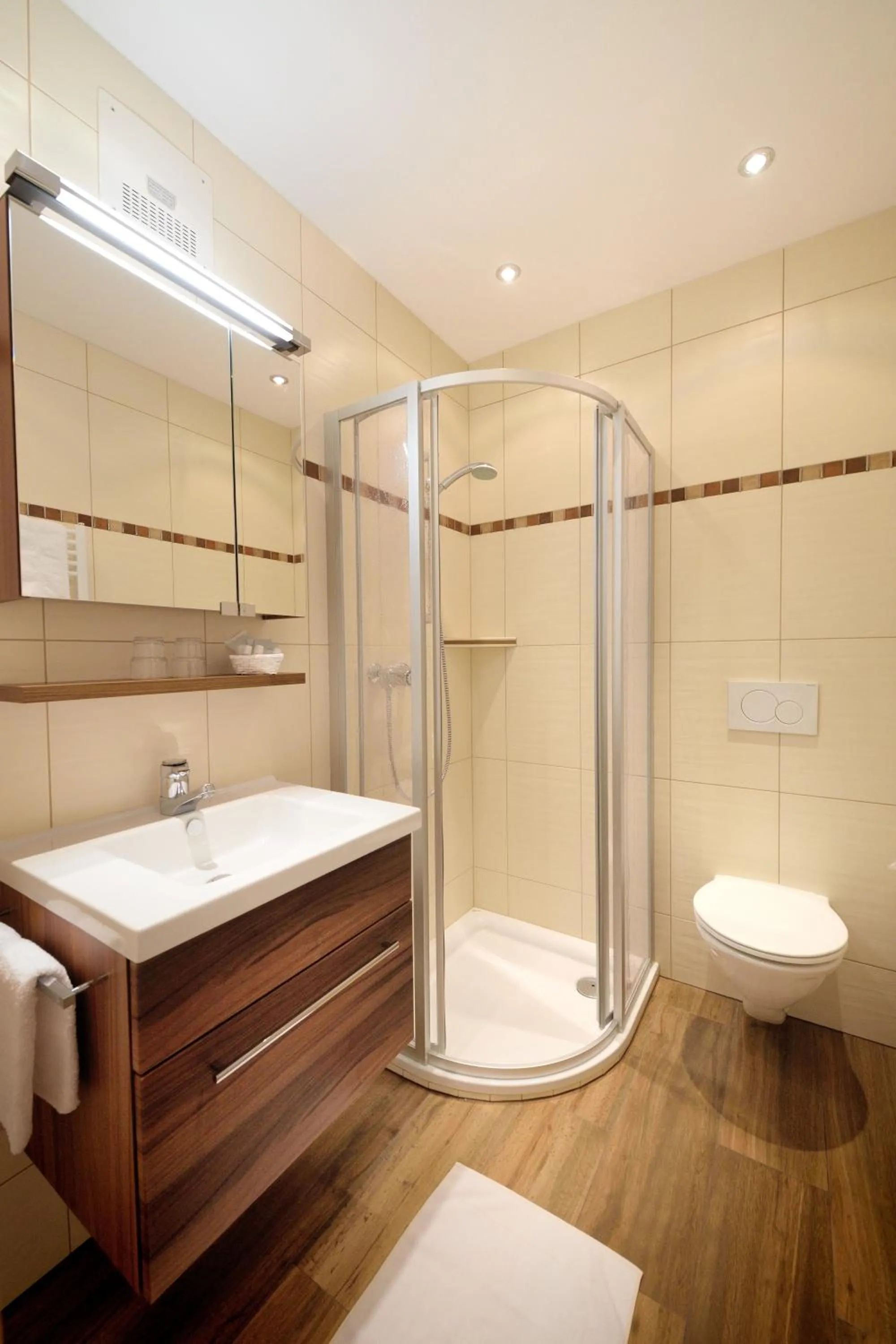 Bathroom in Aparthotel Garni Monte