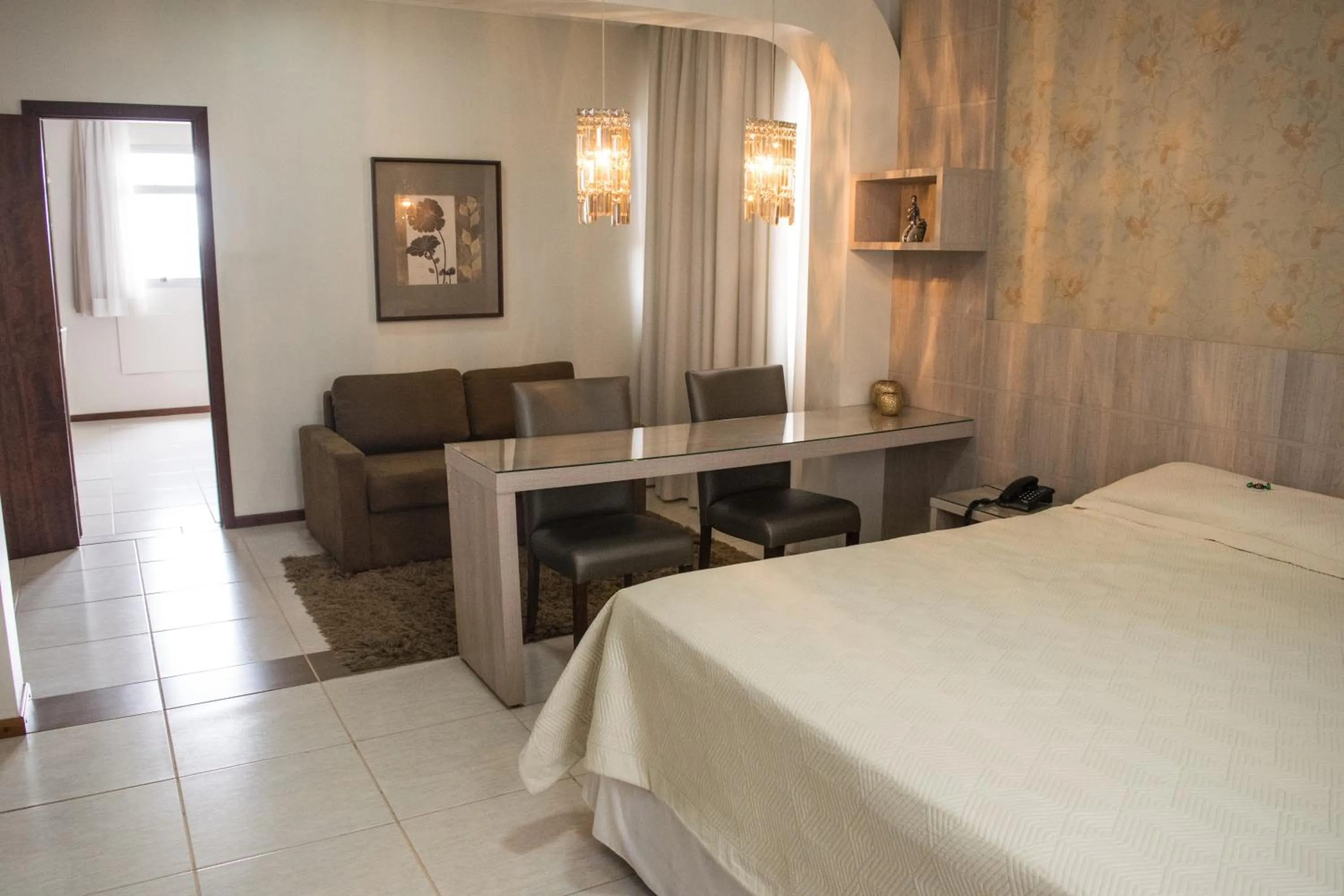 Bedroom, Bed in Aruá Hotel, Restaurante e Convenções