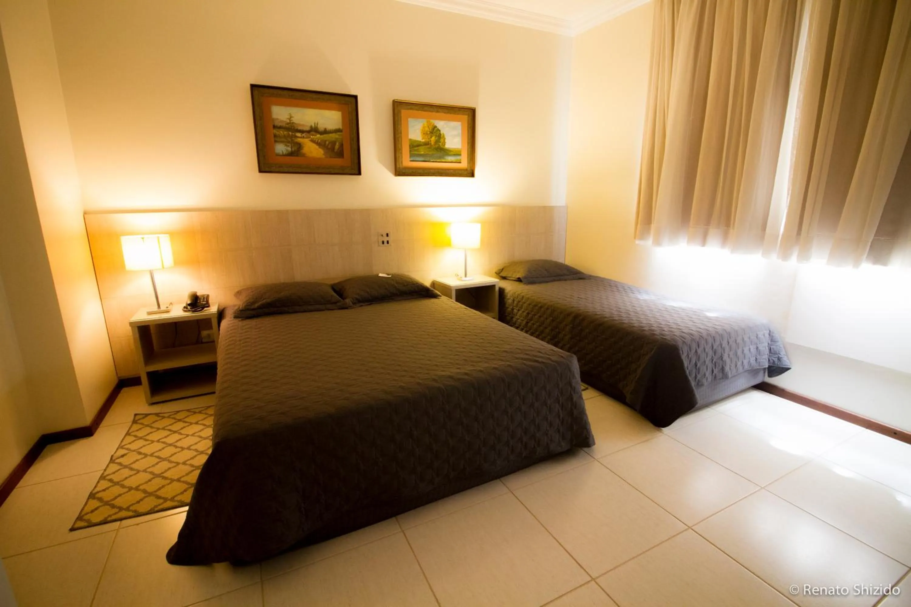 Bed in Aruá Hotel, Restaurante e Convenções