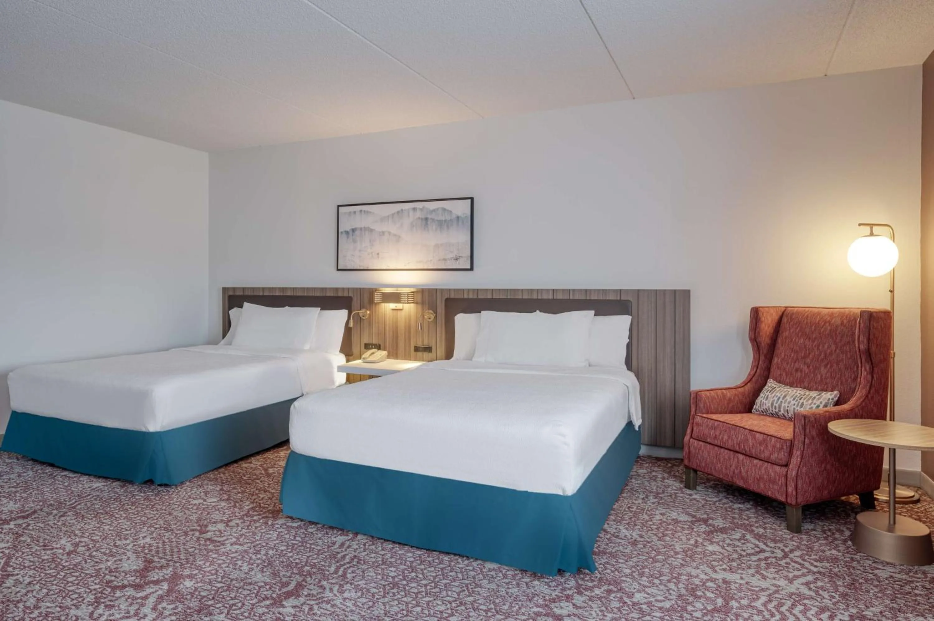 Bed in Hilton Garden Inn Clarksburg