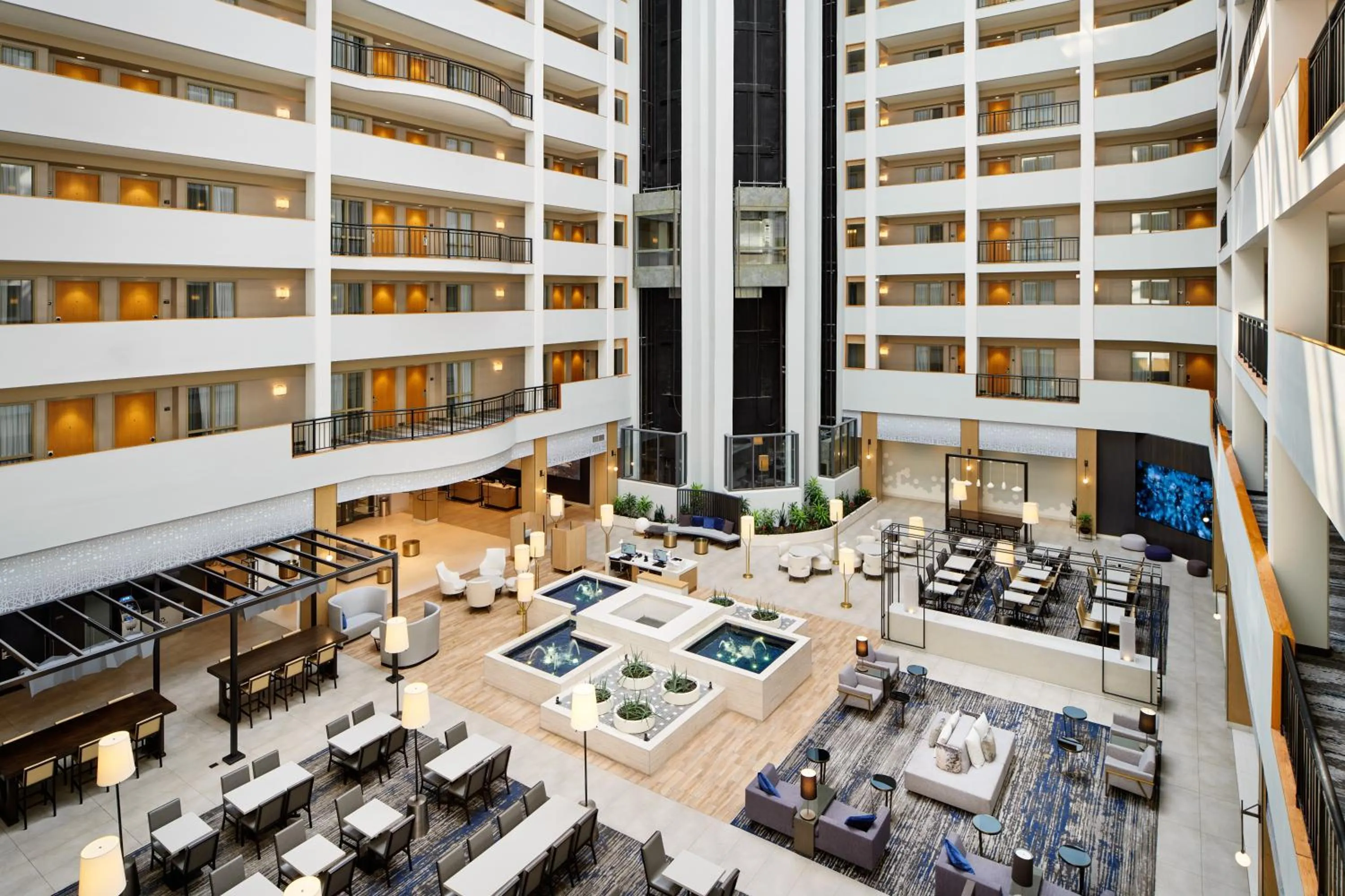 Lobby or reception in Embassy Suites by Hilton Raleigh Durham Research Triangle