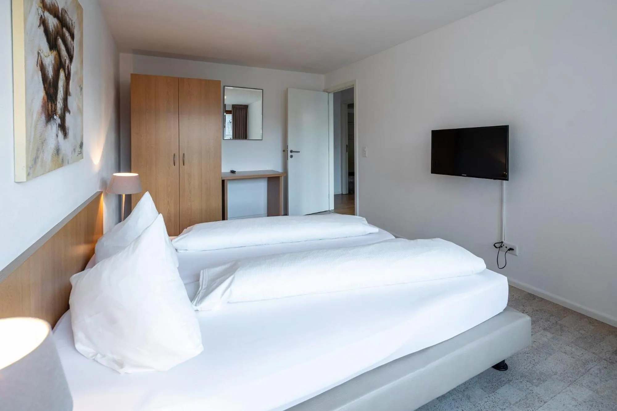 Bedroom, Bed in Marina Walensee Hotel