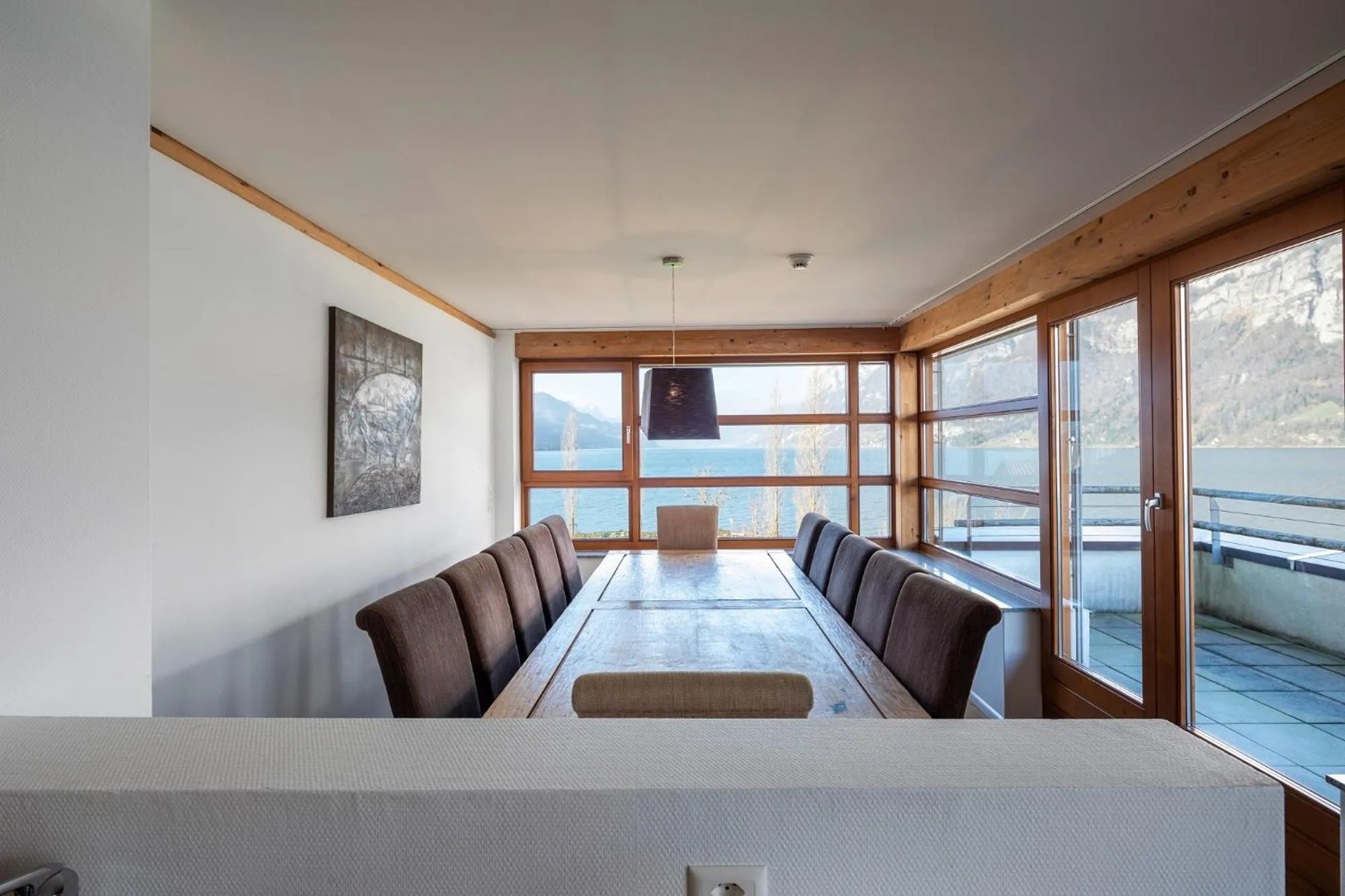 Dining area in Marina Walensee Hotel