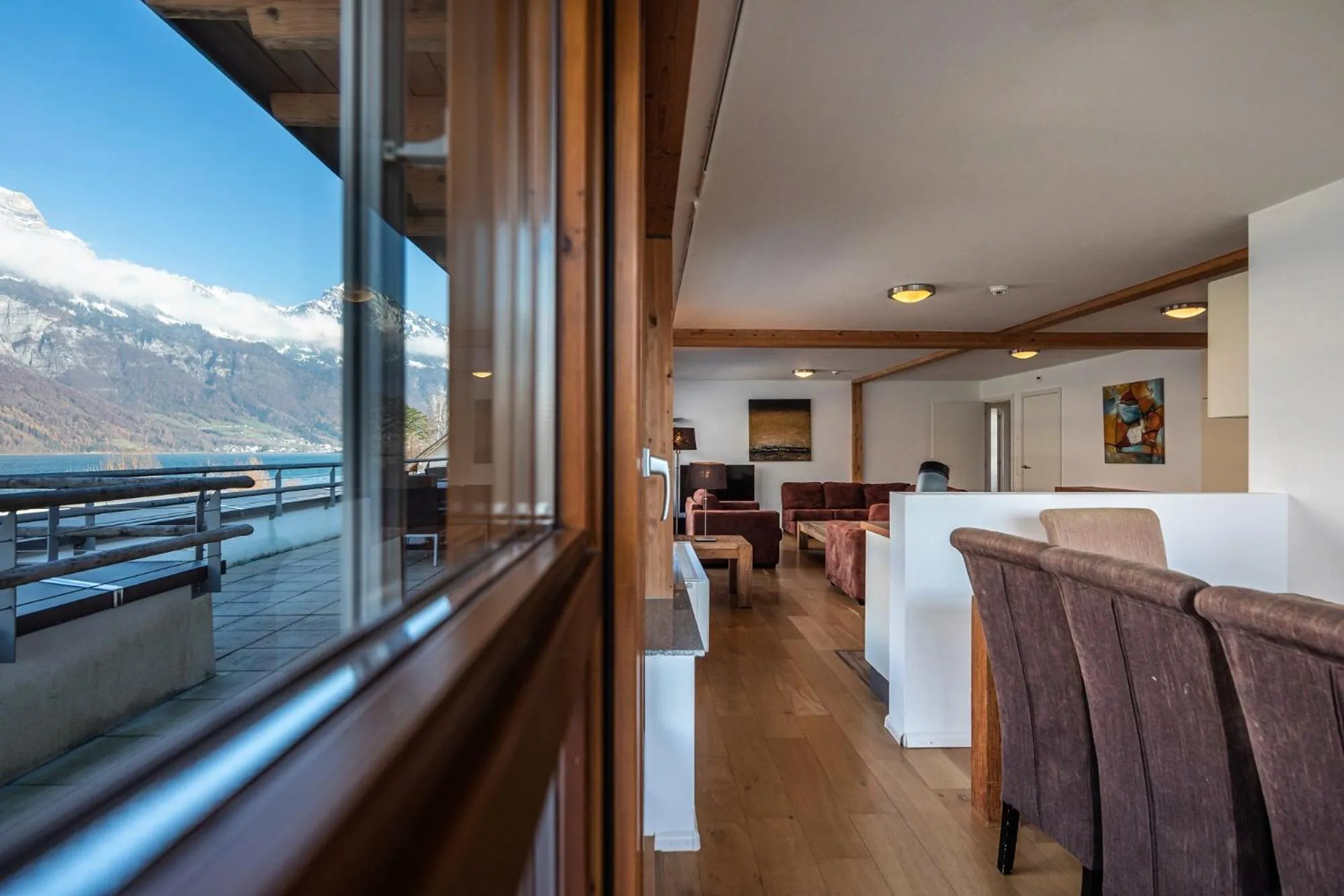 Living room in Marina Walensee Hotel