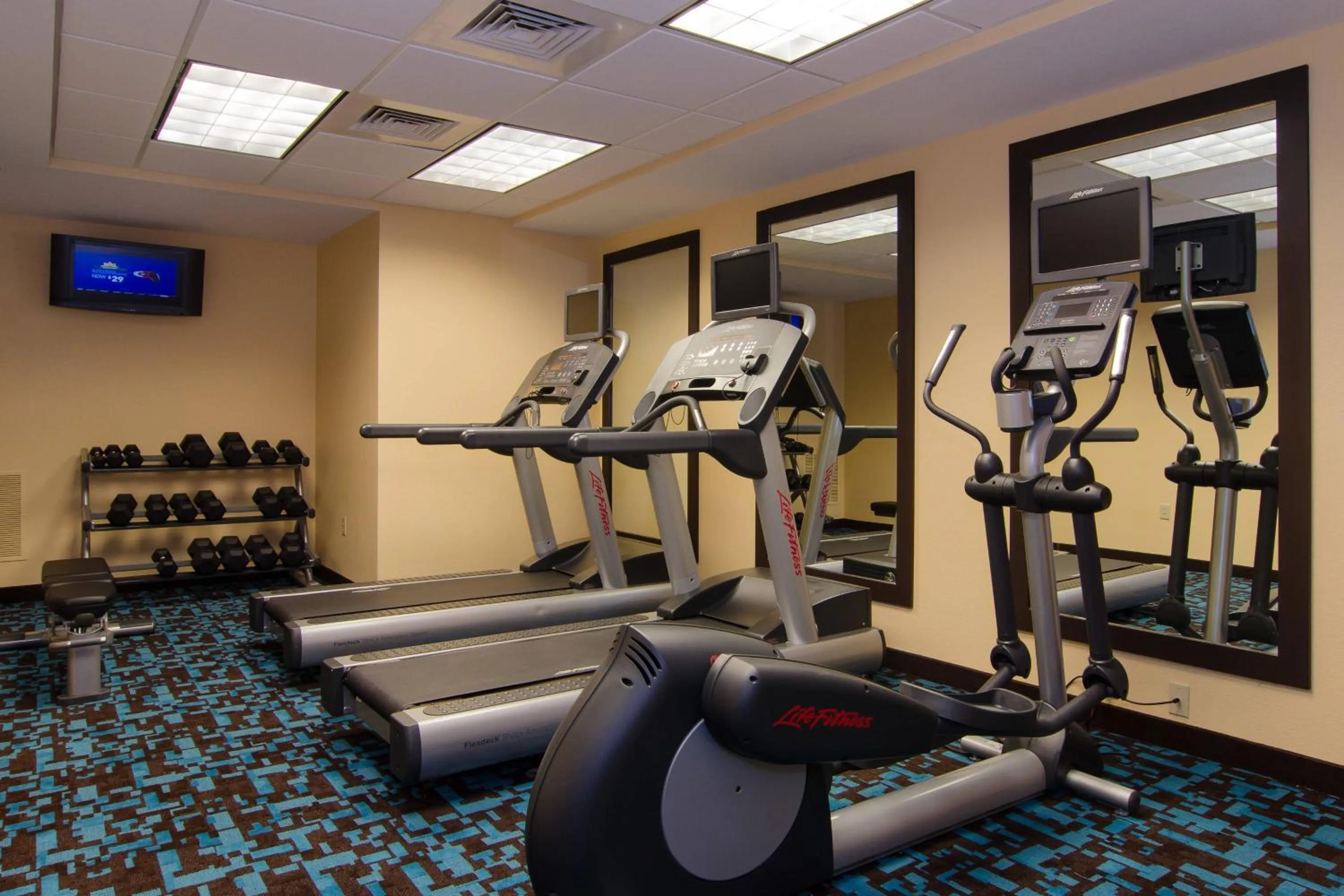 Fitness centre/facilities in Fairfield Inn Hartsville
