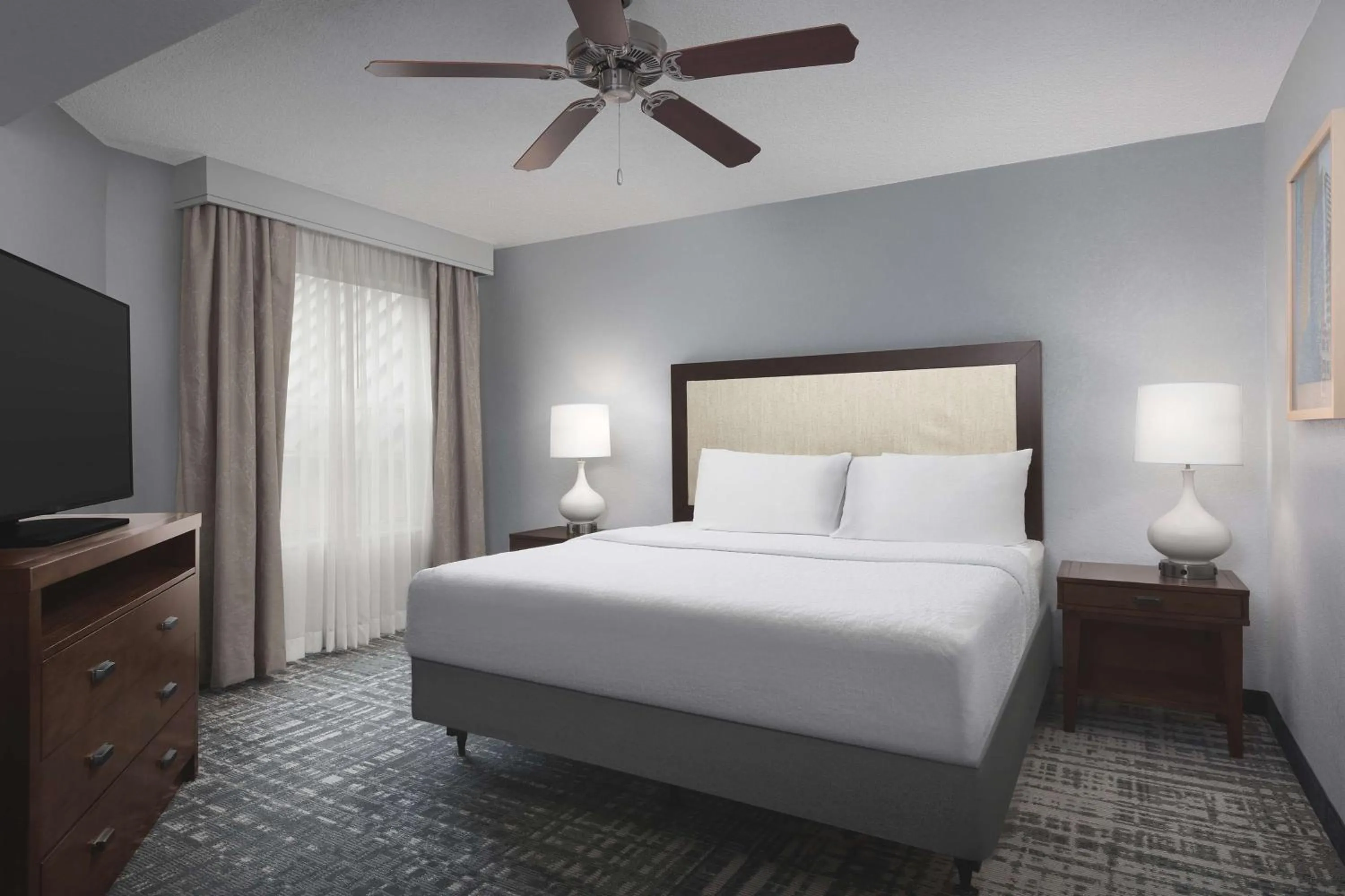 Bed in Homewood Suites by Hilton Raleigh-Durham Airport at RTP