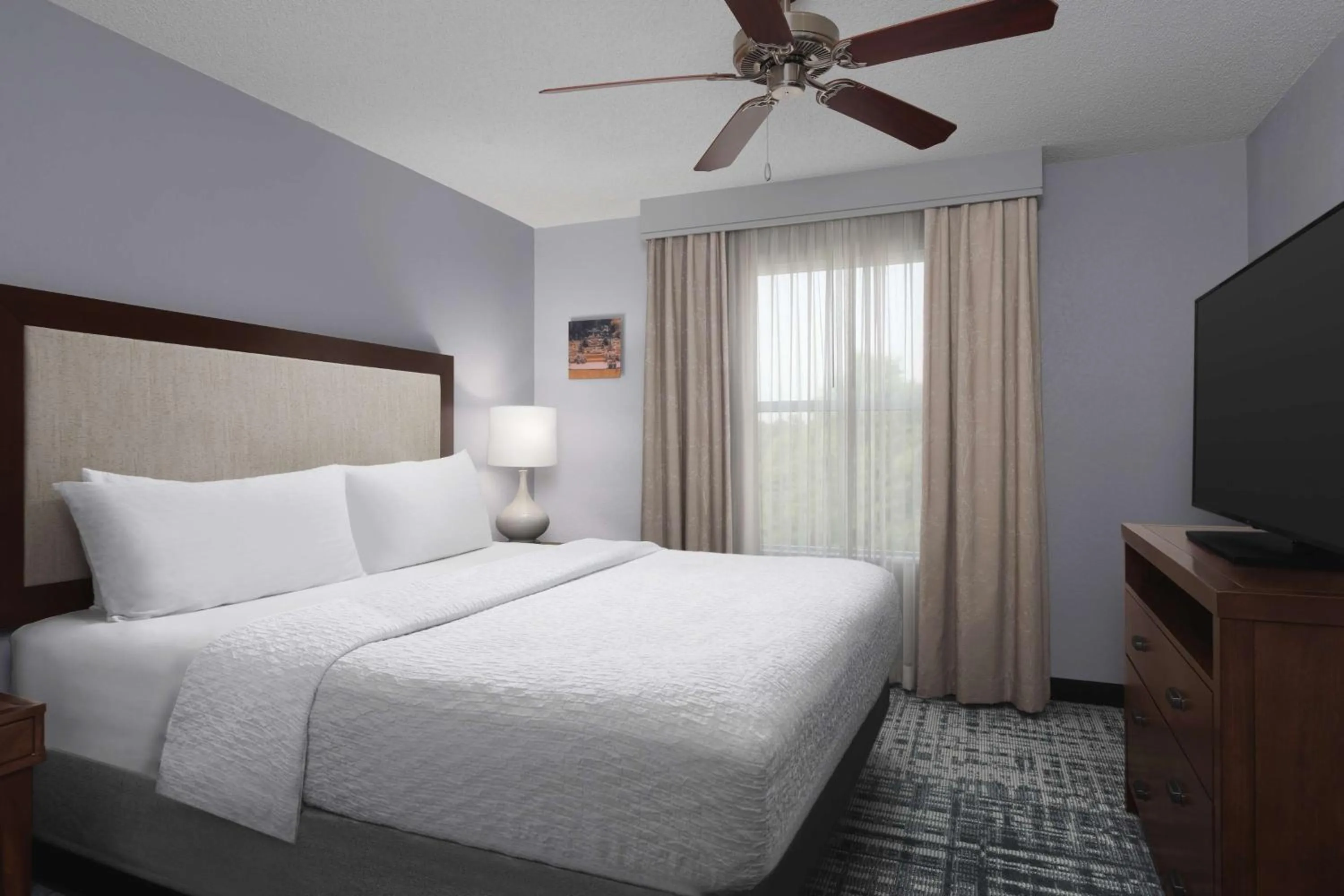 Bed in Homewood Suites by Hilton Raleigh-Durham Airport at RTP