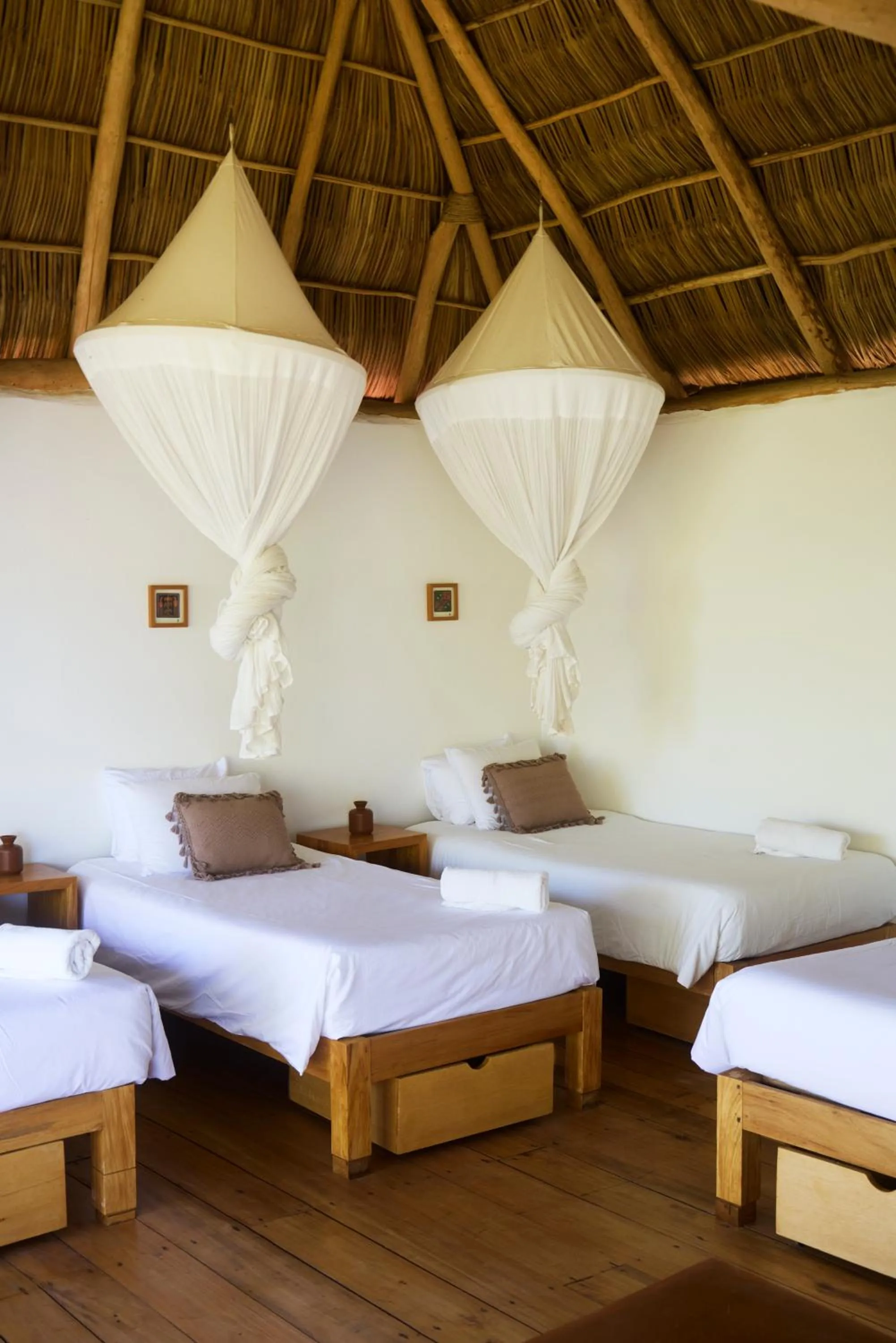 Bed in Xinalani Retreat Mexico