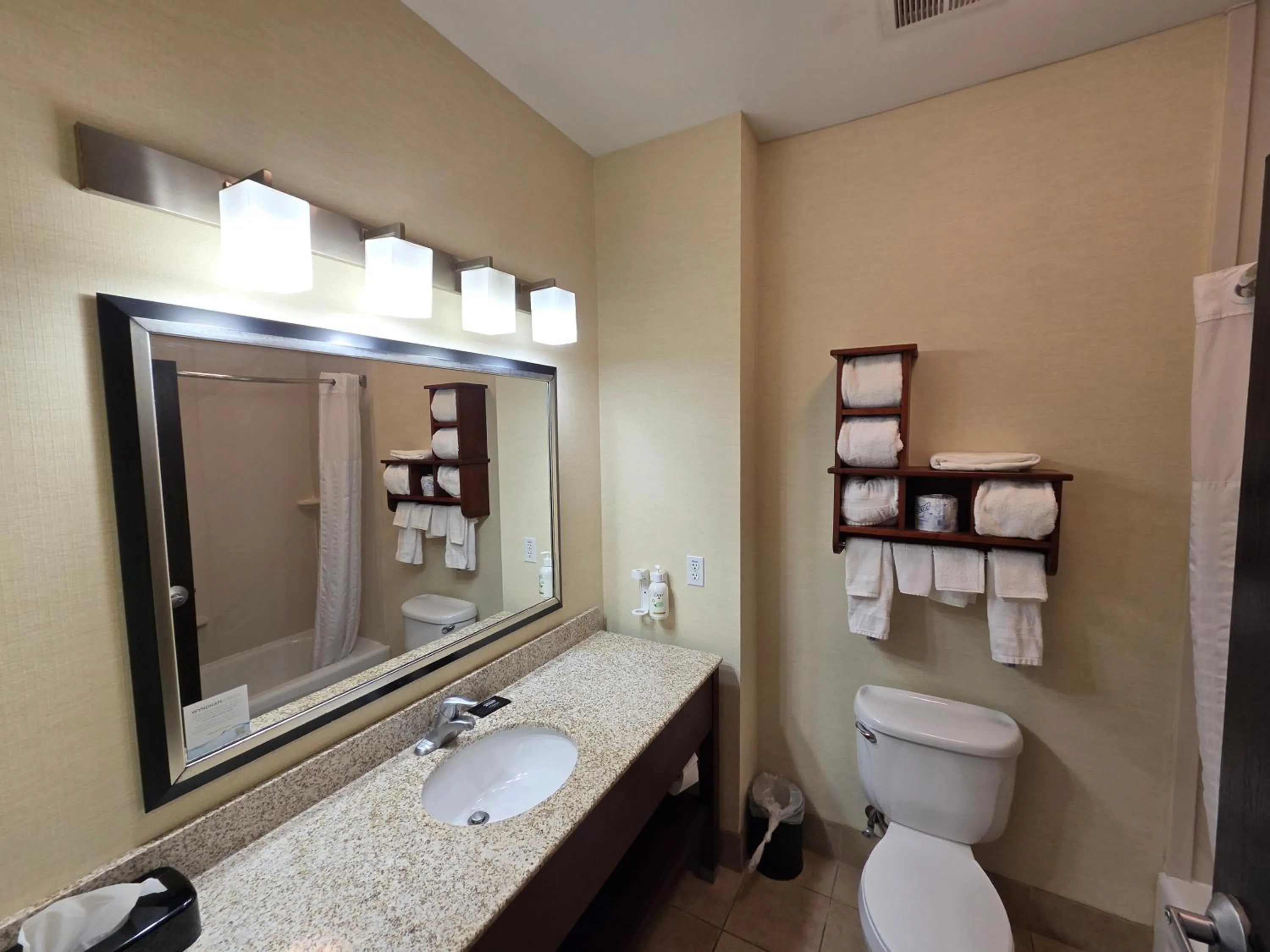 Shower in Wingate by Wyndham Steubenville