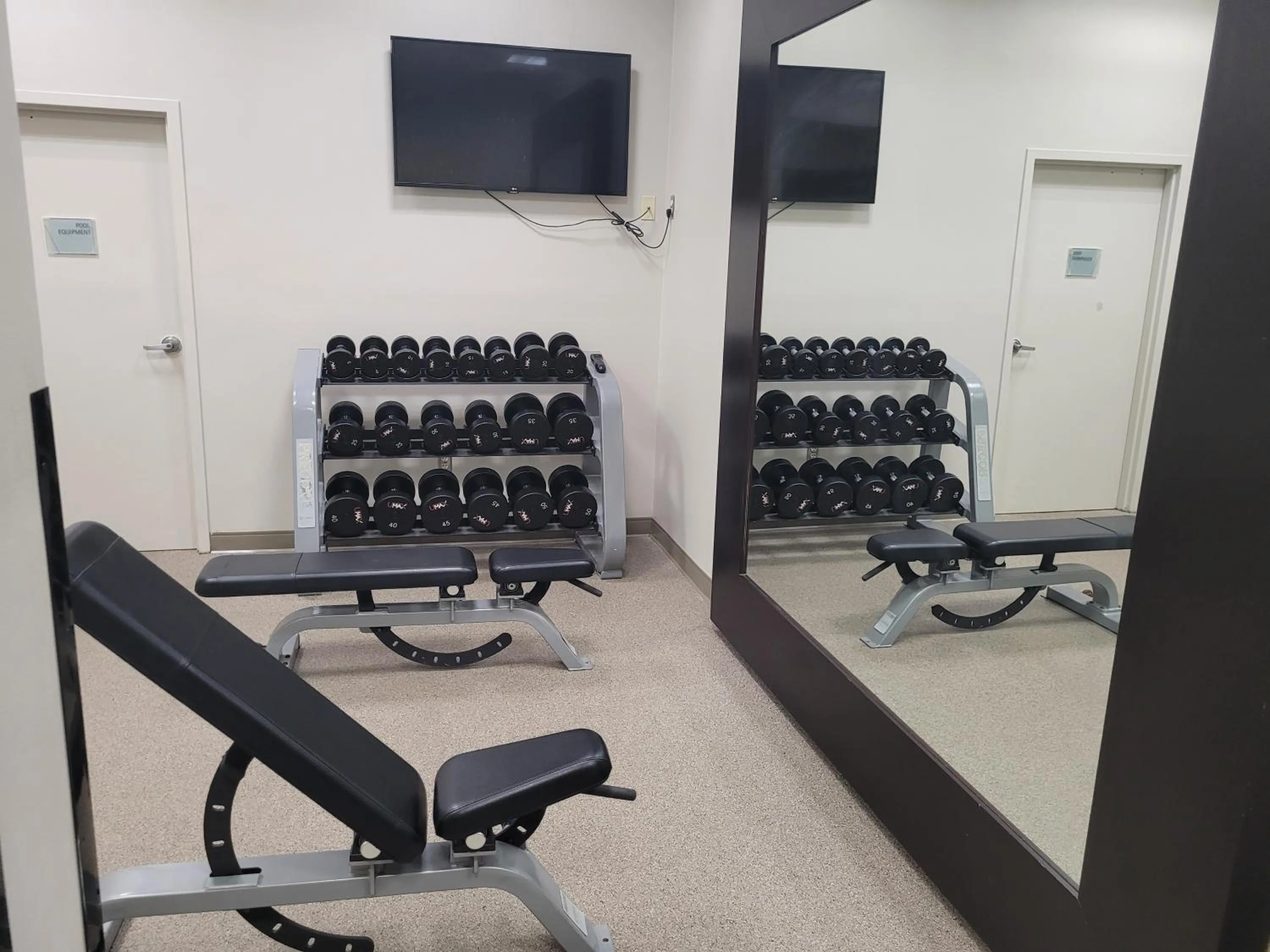 Fitness centre/facilities in DoubleTree by Hilton Springfield