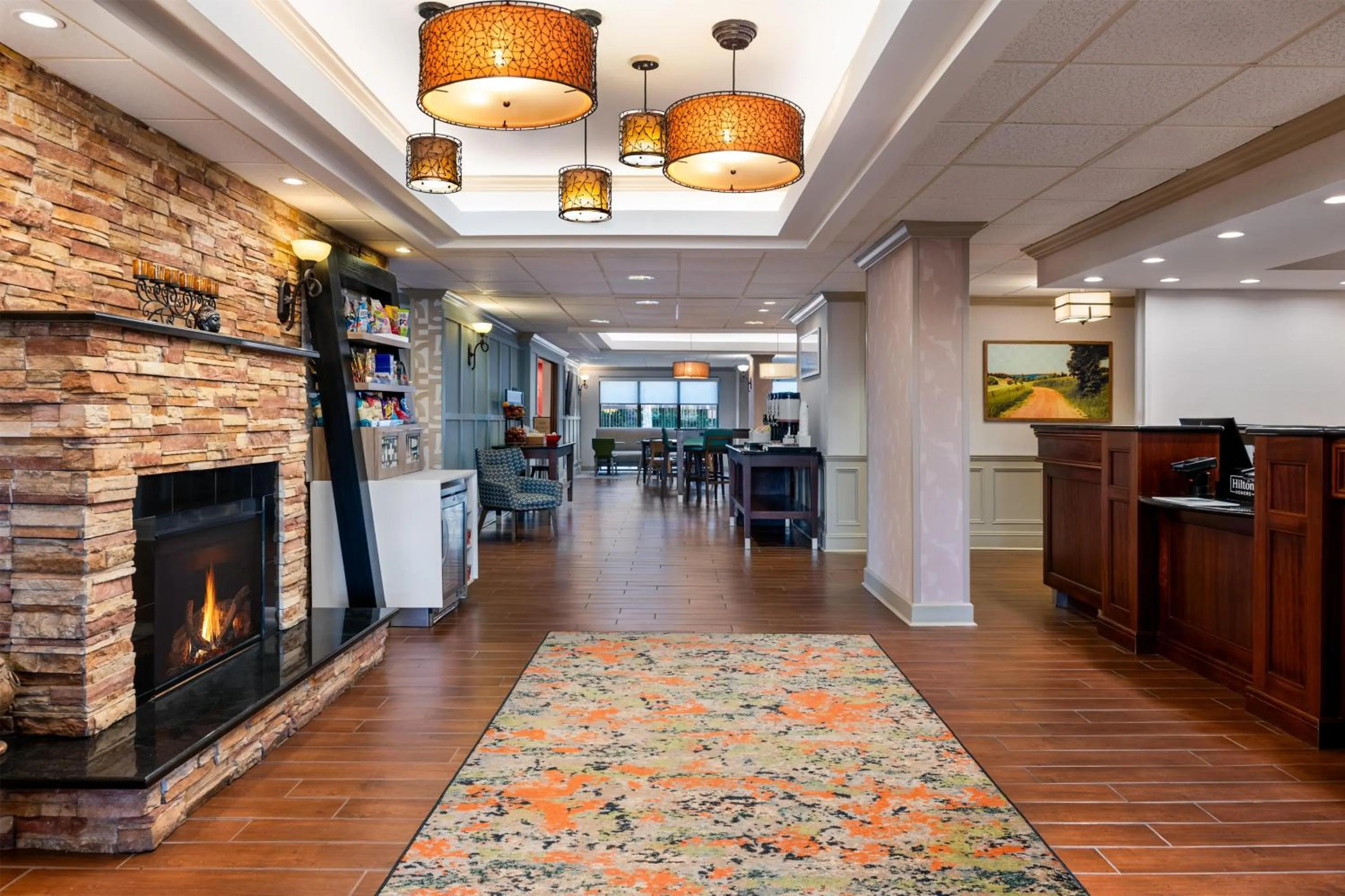Lobby or reception in Hampton Inn South Hill