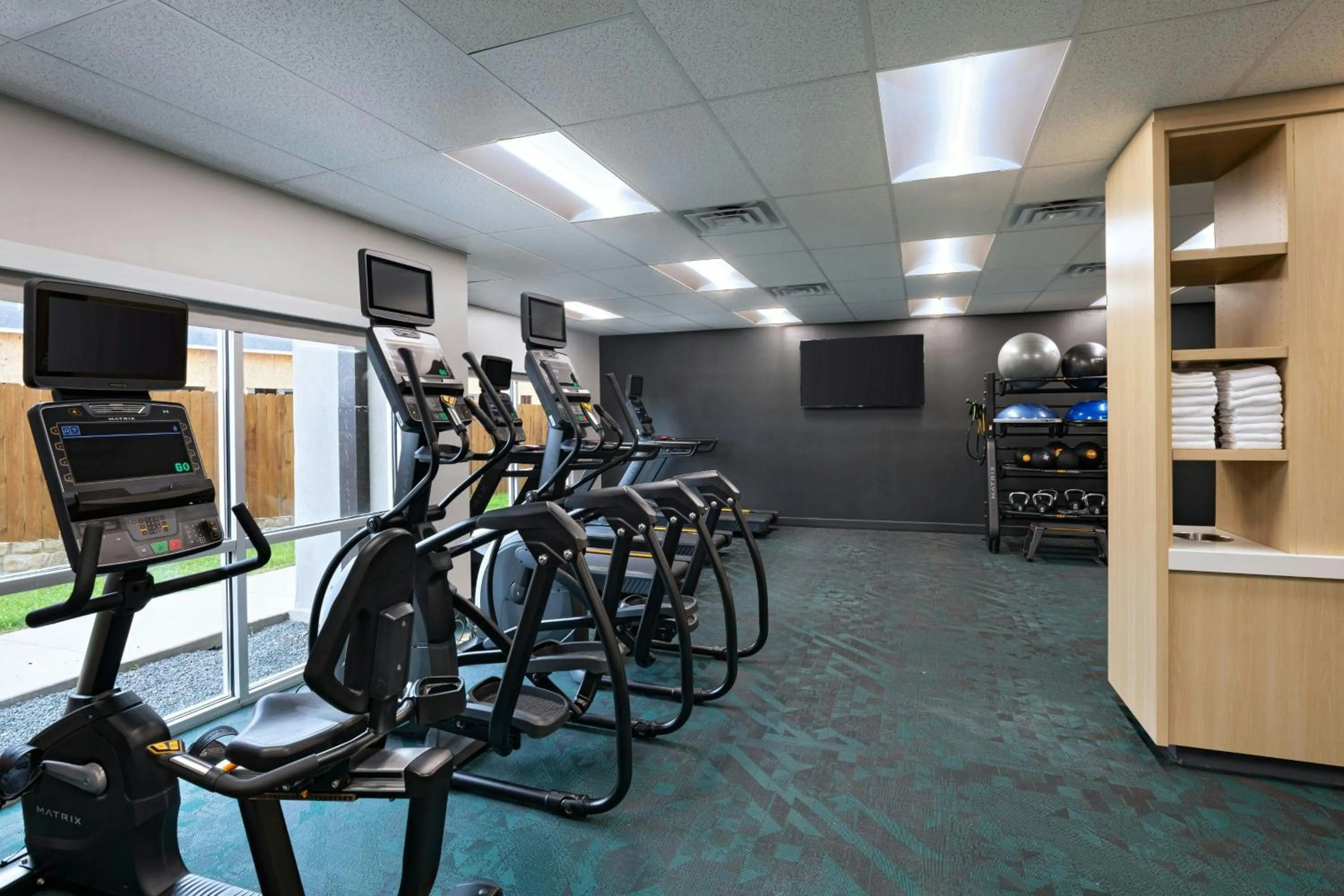 Fitness centre/facilities in TownePlace Suites by Marriott Weatherford