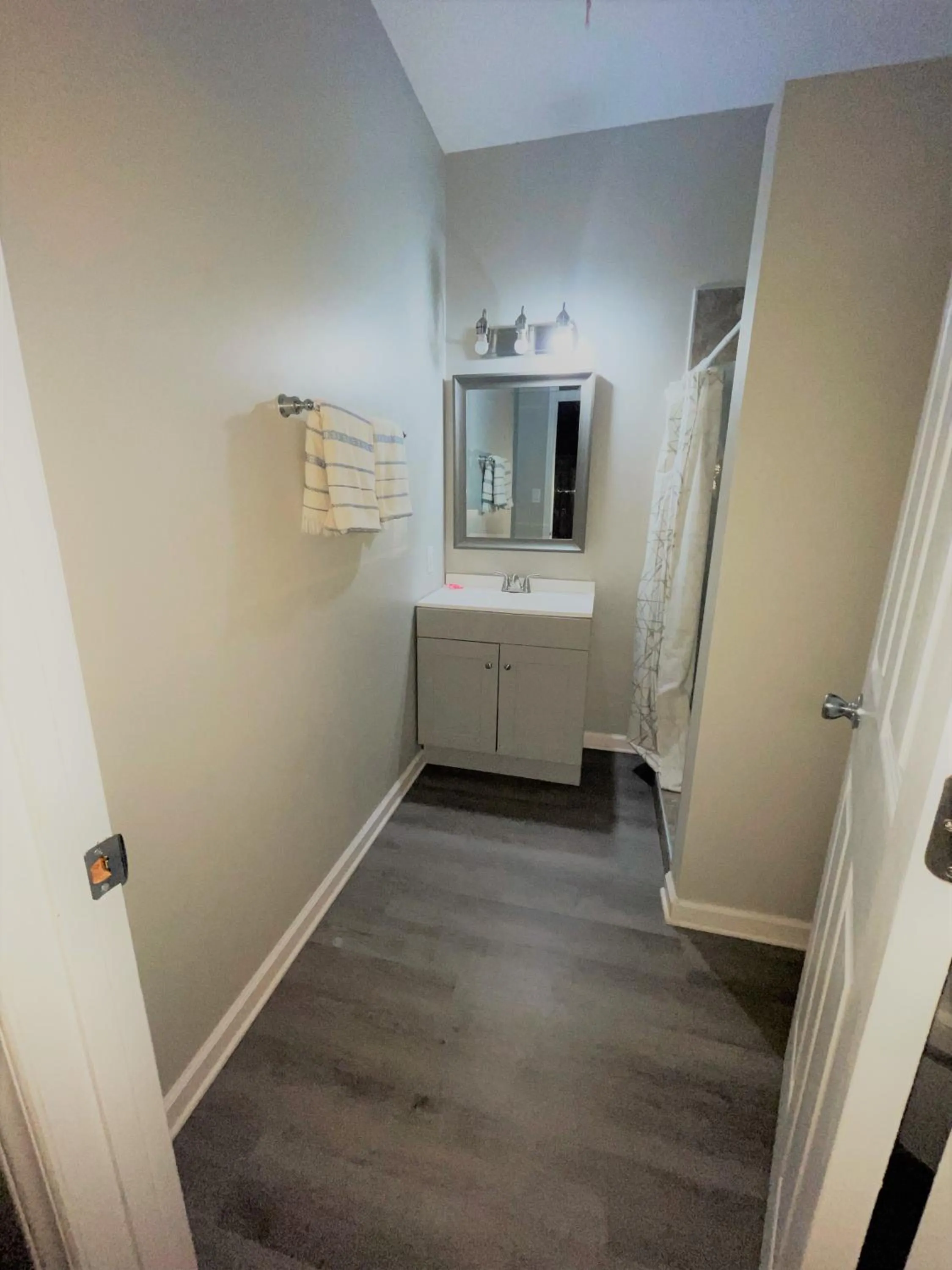 Bathroom in Sand Dollar Motel